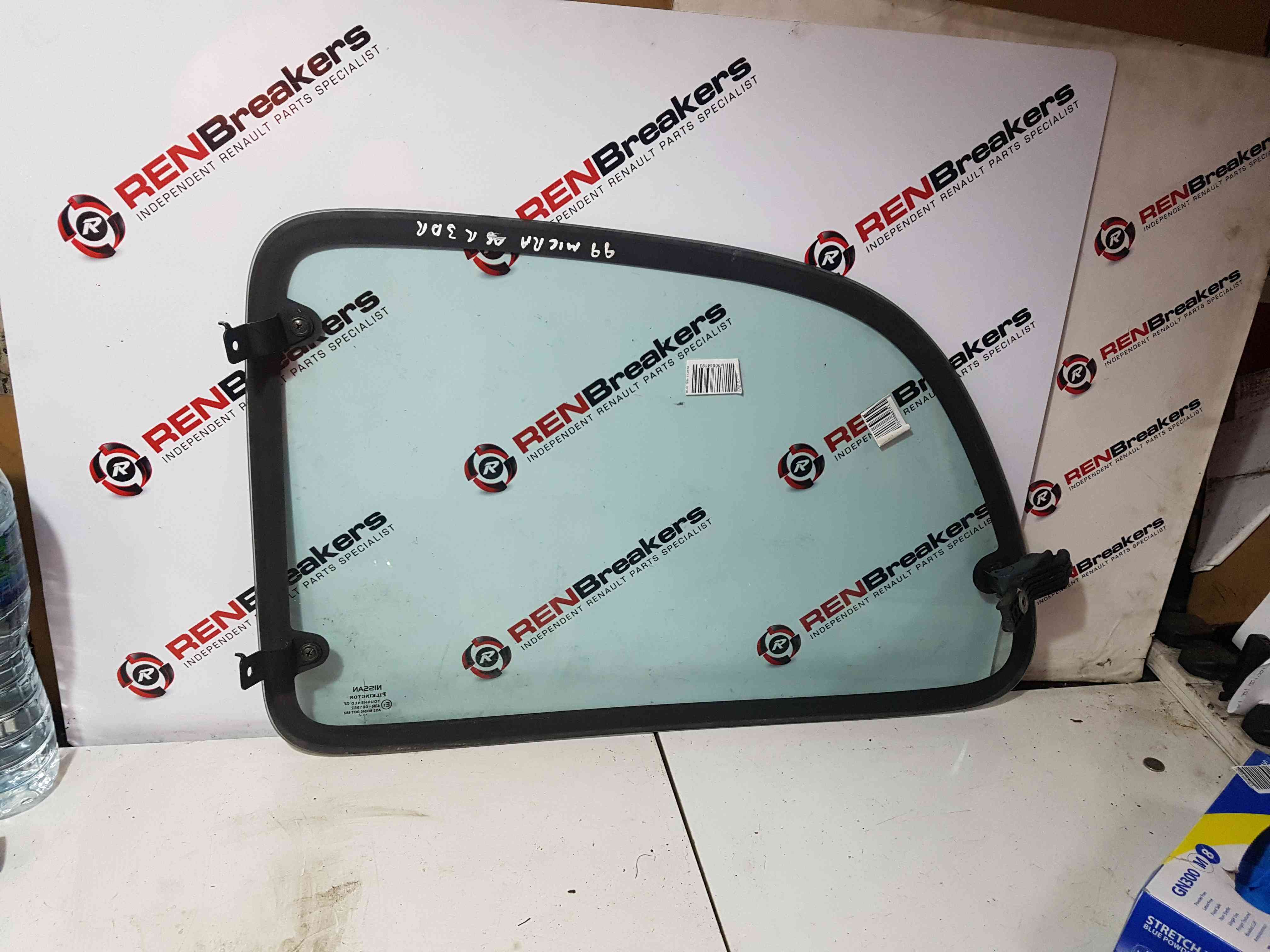 Thumb 6 Nissan Micra K11 1998-2002 Drivers OSR Rear Window Glass 3Dr 3 door