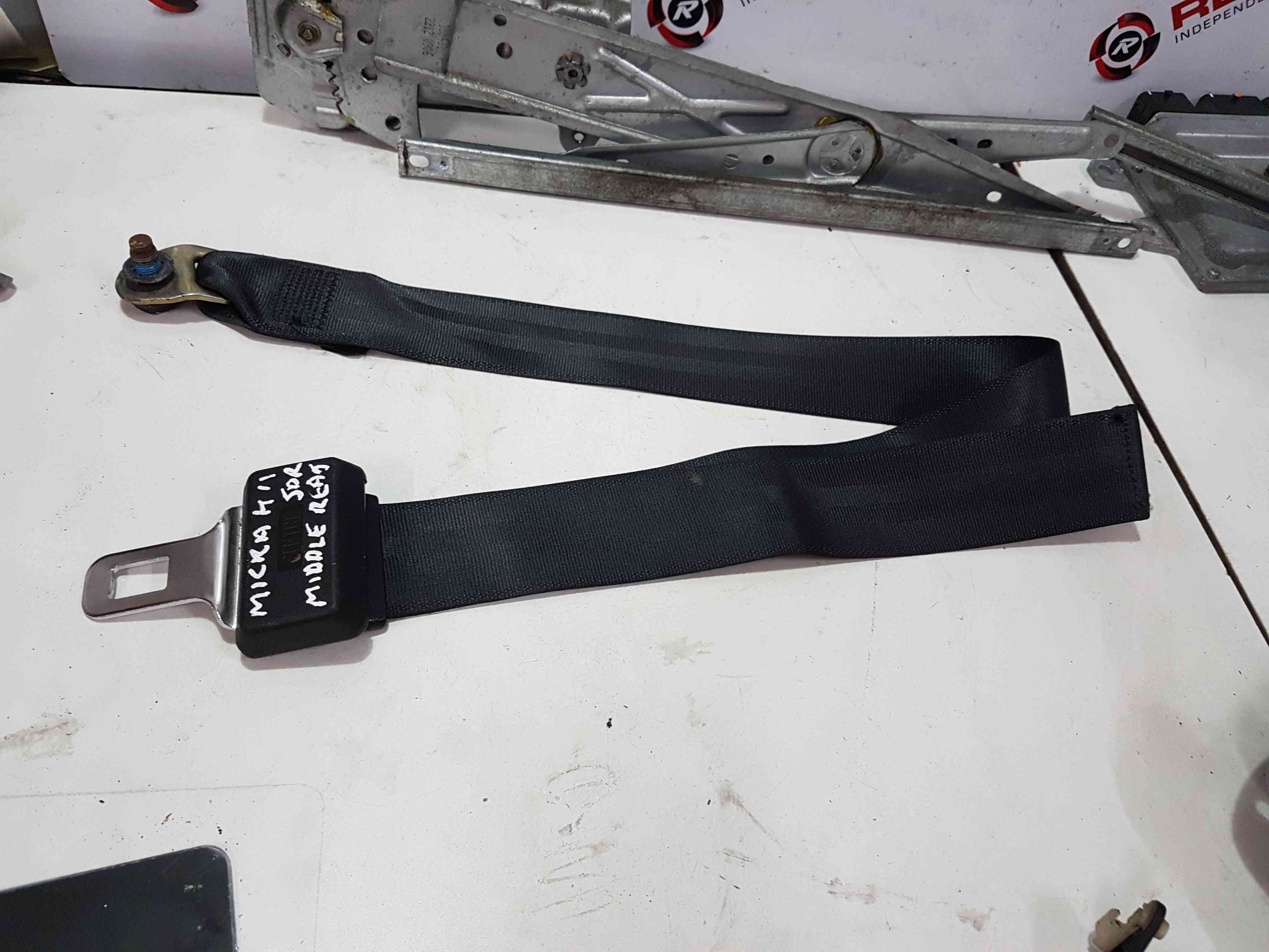 Thumb 5 Nissan Micra K11 1998-2002 Middle Rear Seat Belt