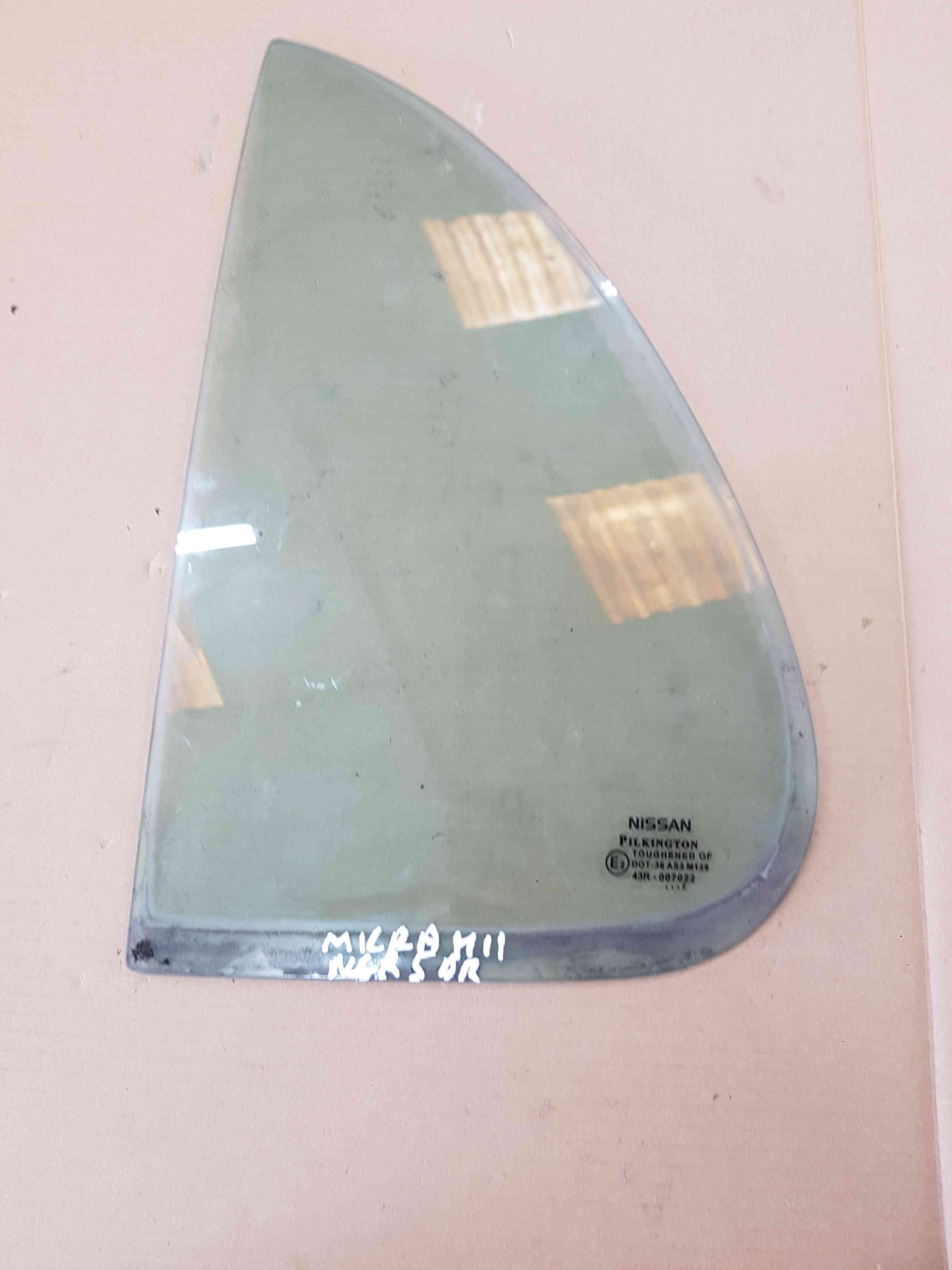 Thumb 2 Nissan Micra K11 1998-2002 Passenger NSR Rear Quarter Window Glass 5Dr