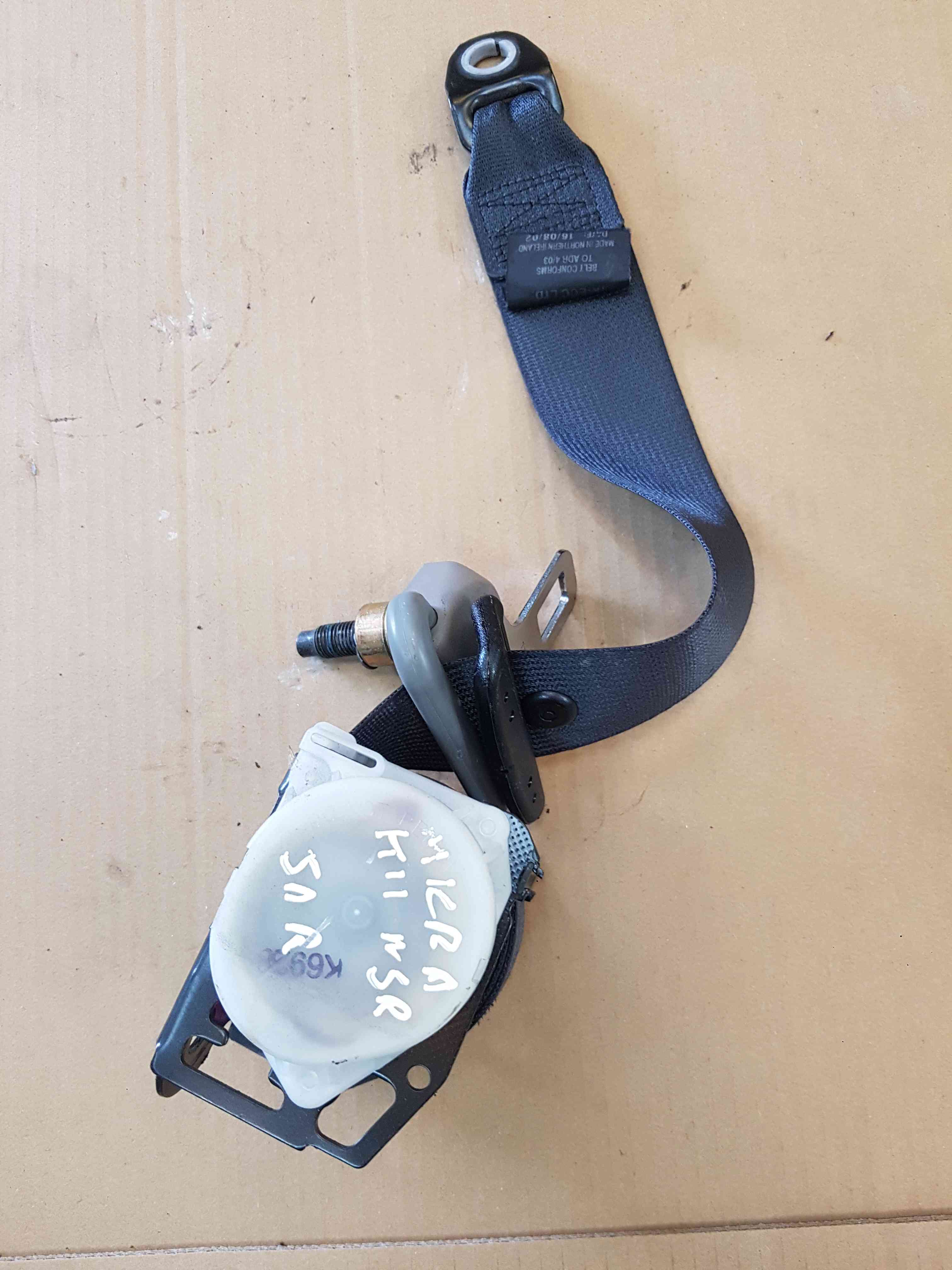 Thumb 2 Nissan Micra K11 1998-2002 Passenger NSR Rear Seat Belt