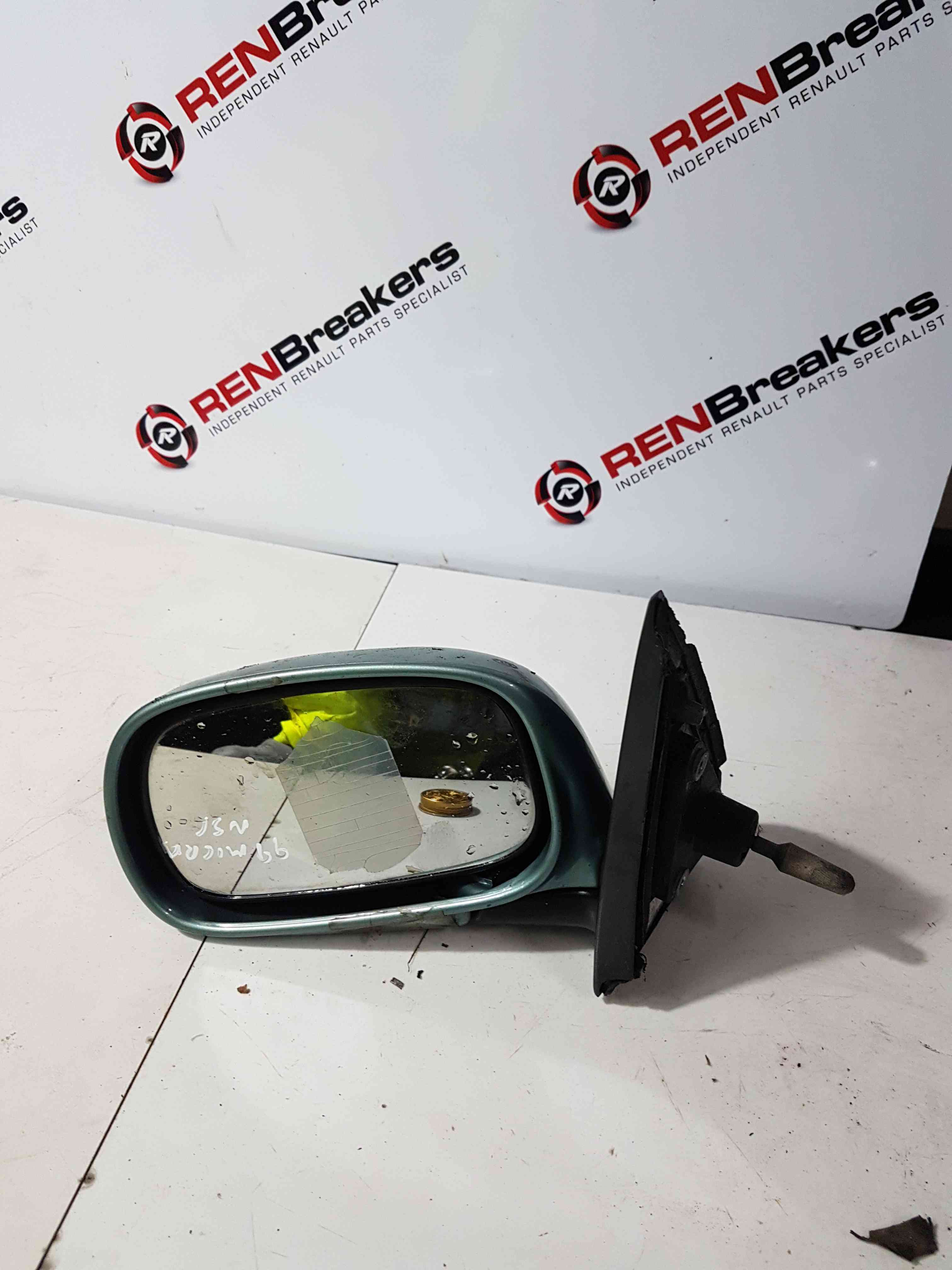 Thumb 2 Nissan Micra K11 1998-2002 Passenger Ns Wing Mirror Aqua Green BW3