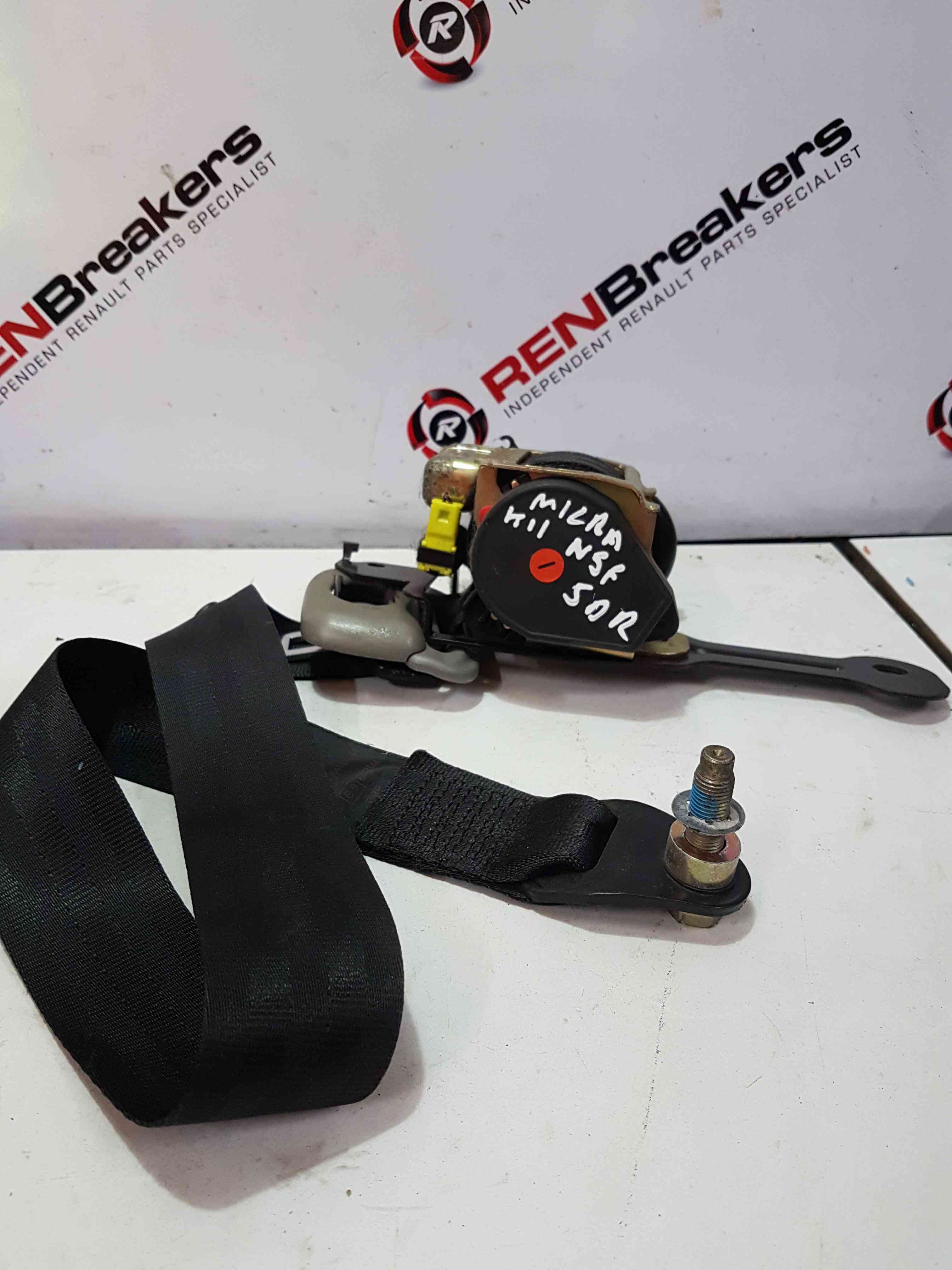 Thumb 2 Nissan Micra K11 1998-2002 Passnger NSF Front Seat Belt 5Dr 5 Door