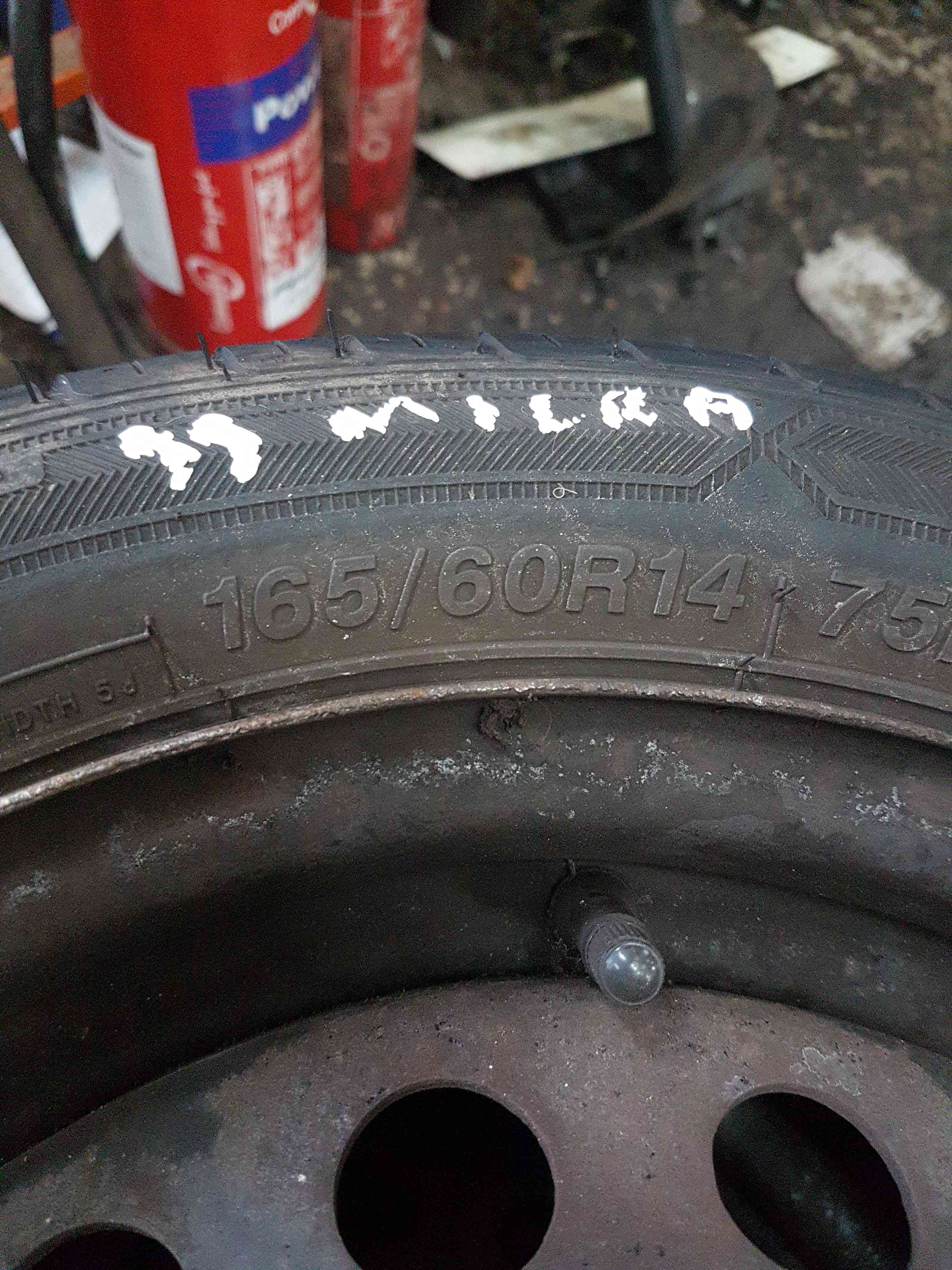 Thumb 4 Nissan Micra K11 1998-2002 Steel Wheel RIM + Tyre 165 60 14 6mm 4/5