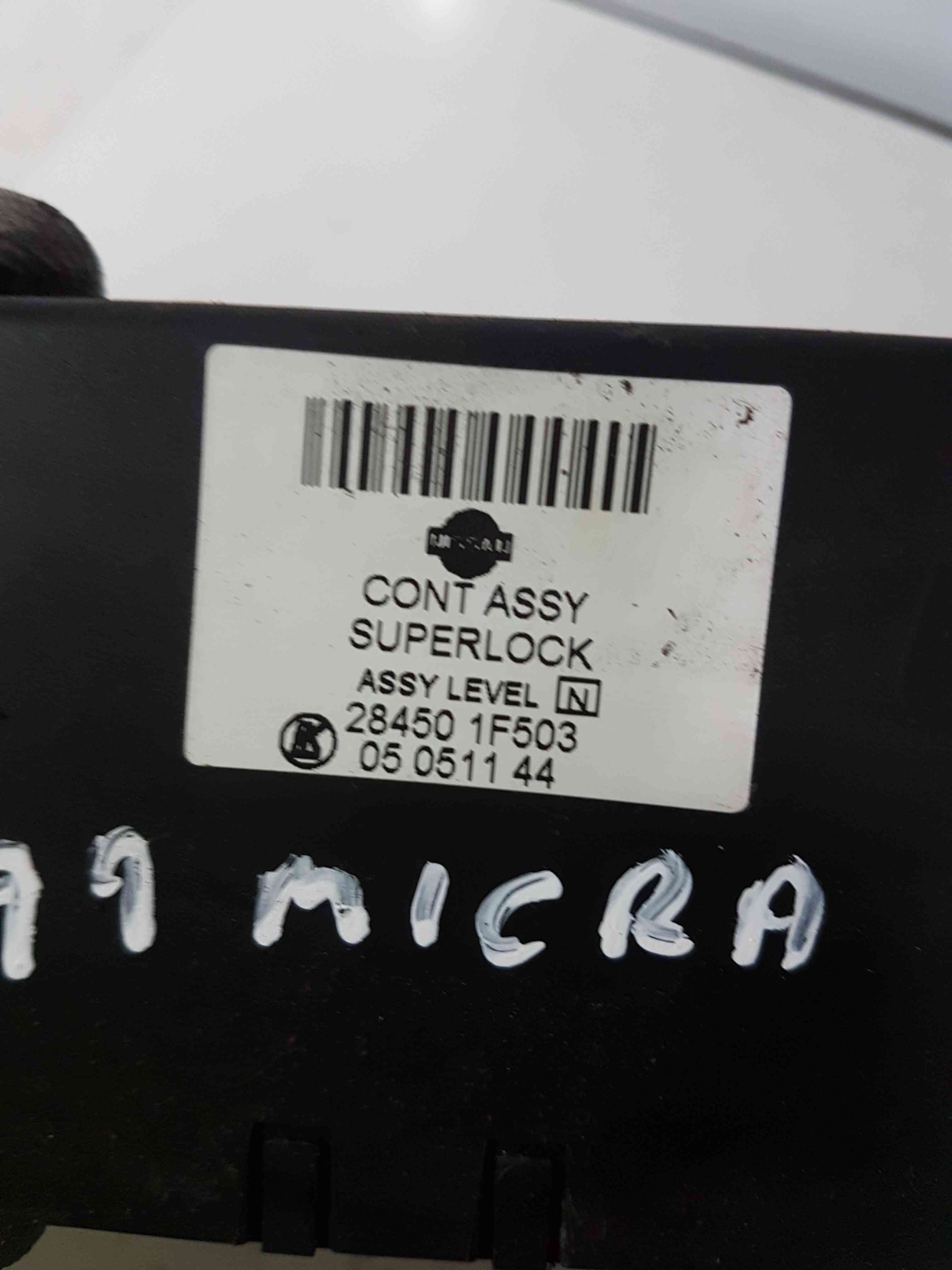 Thumb 5 Nissan Micra K11 1998-2002 Superlock Control ECU 284501F503