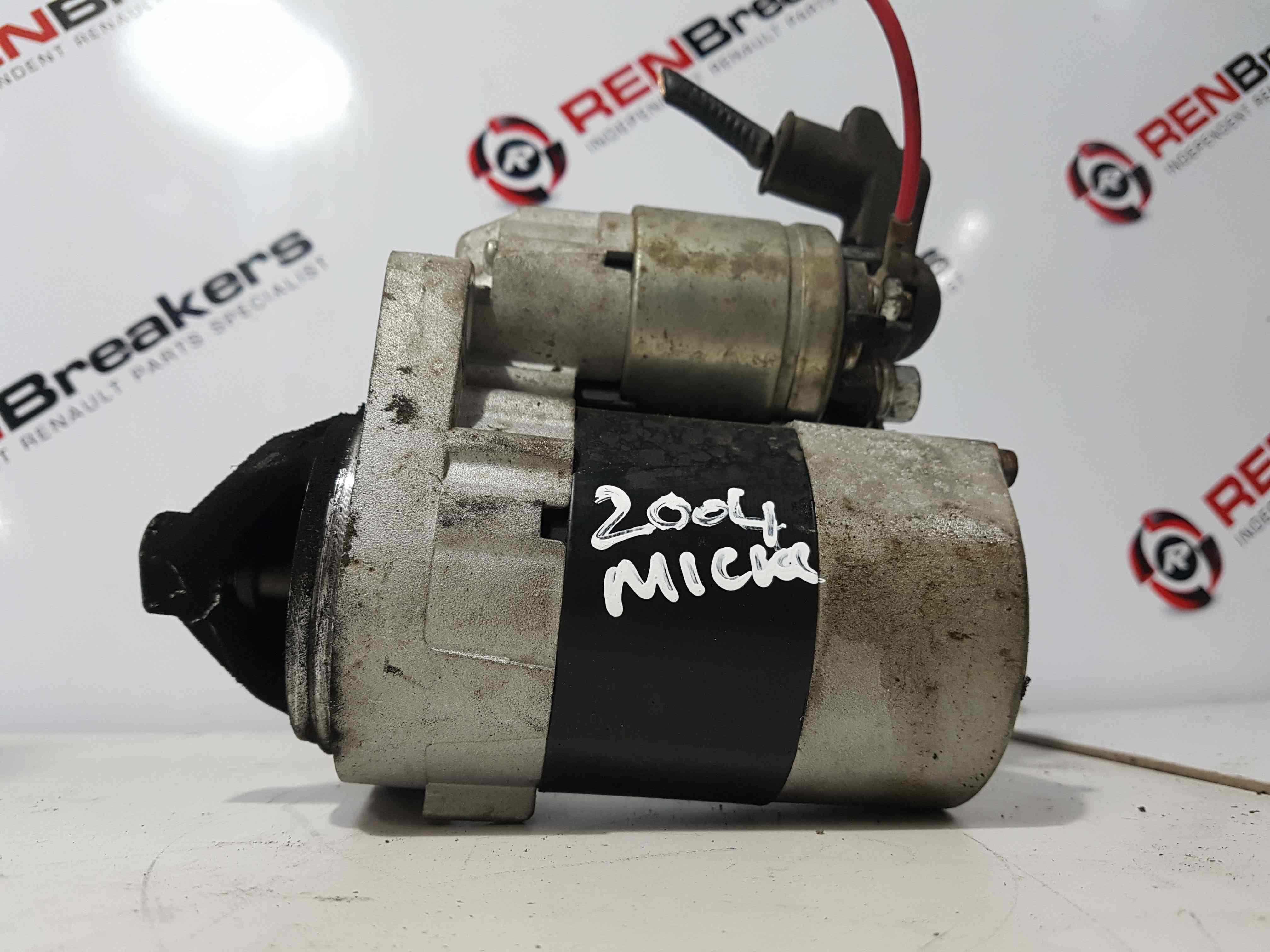 Thumb 8 Nissan Micra K12 2002-2010 1.2 16V Starter Motor 3R12DE 33080N