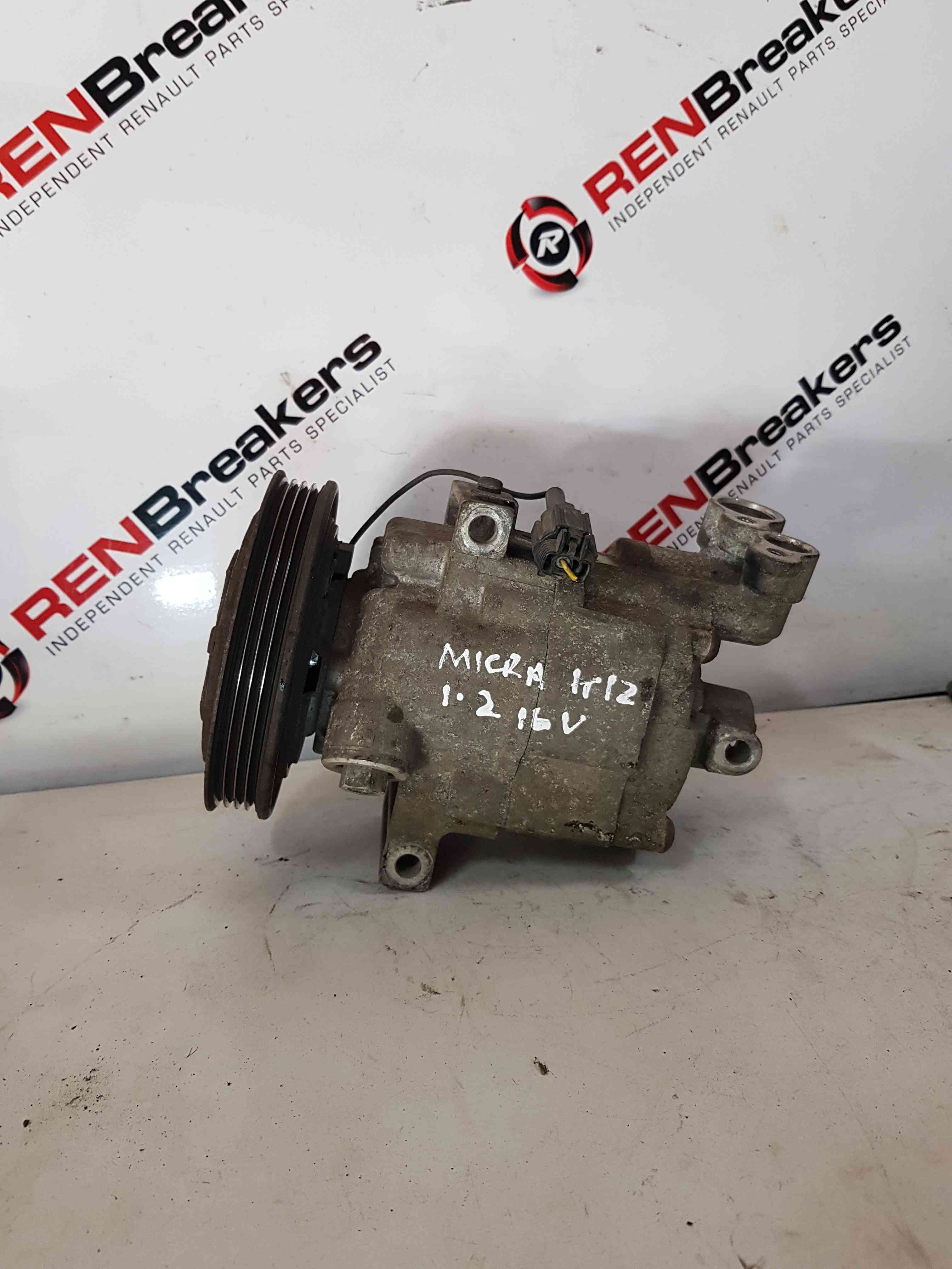 Thumb 7 Nissan Micra K12 2002-2010 1.2L 16V Aircon Pump Compressor Unit 92600AX80A