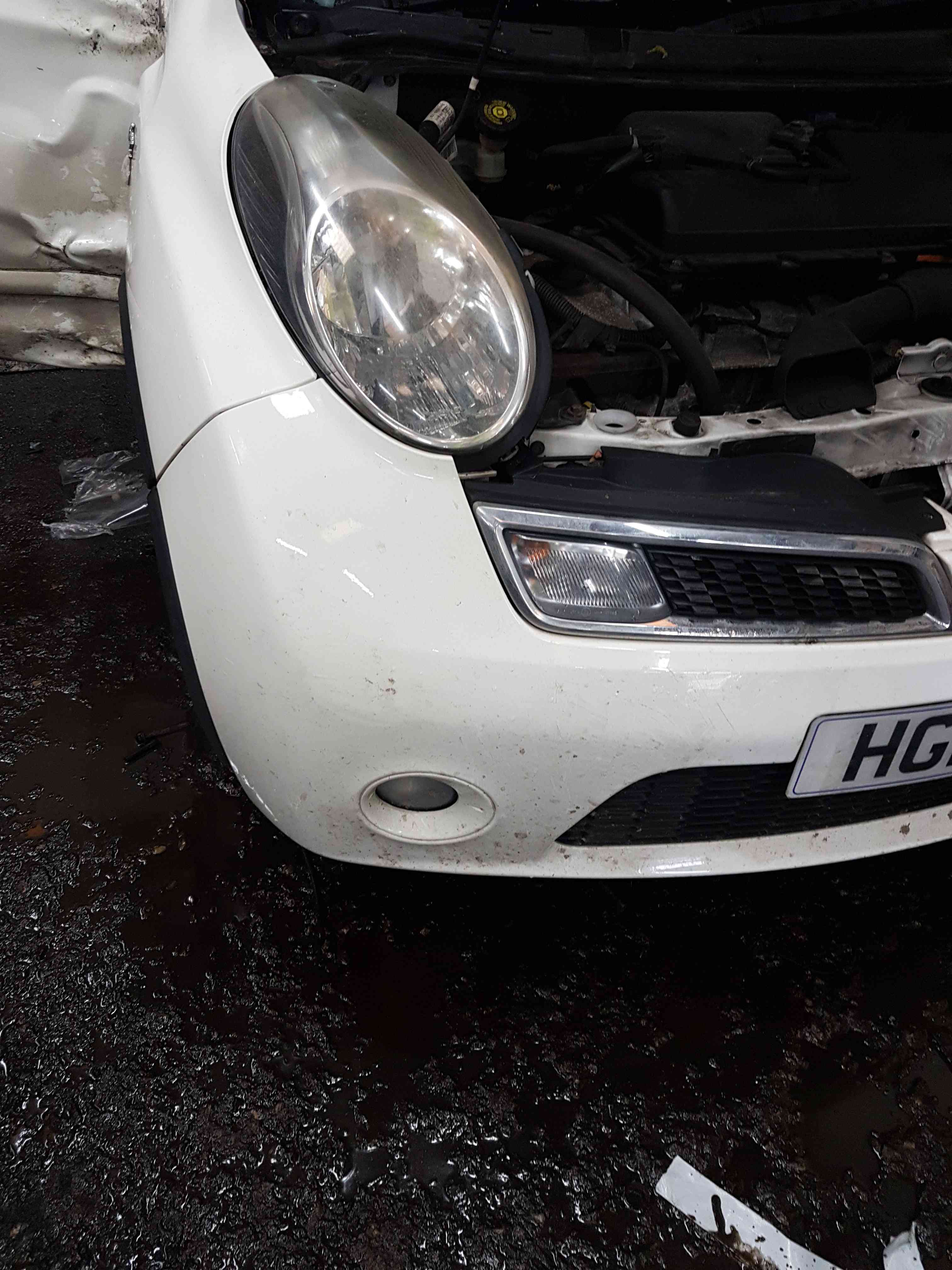 Thumb 4 Nissan Micra K12 2002-2010 Front Bumper Complete White 326  