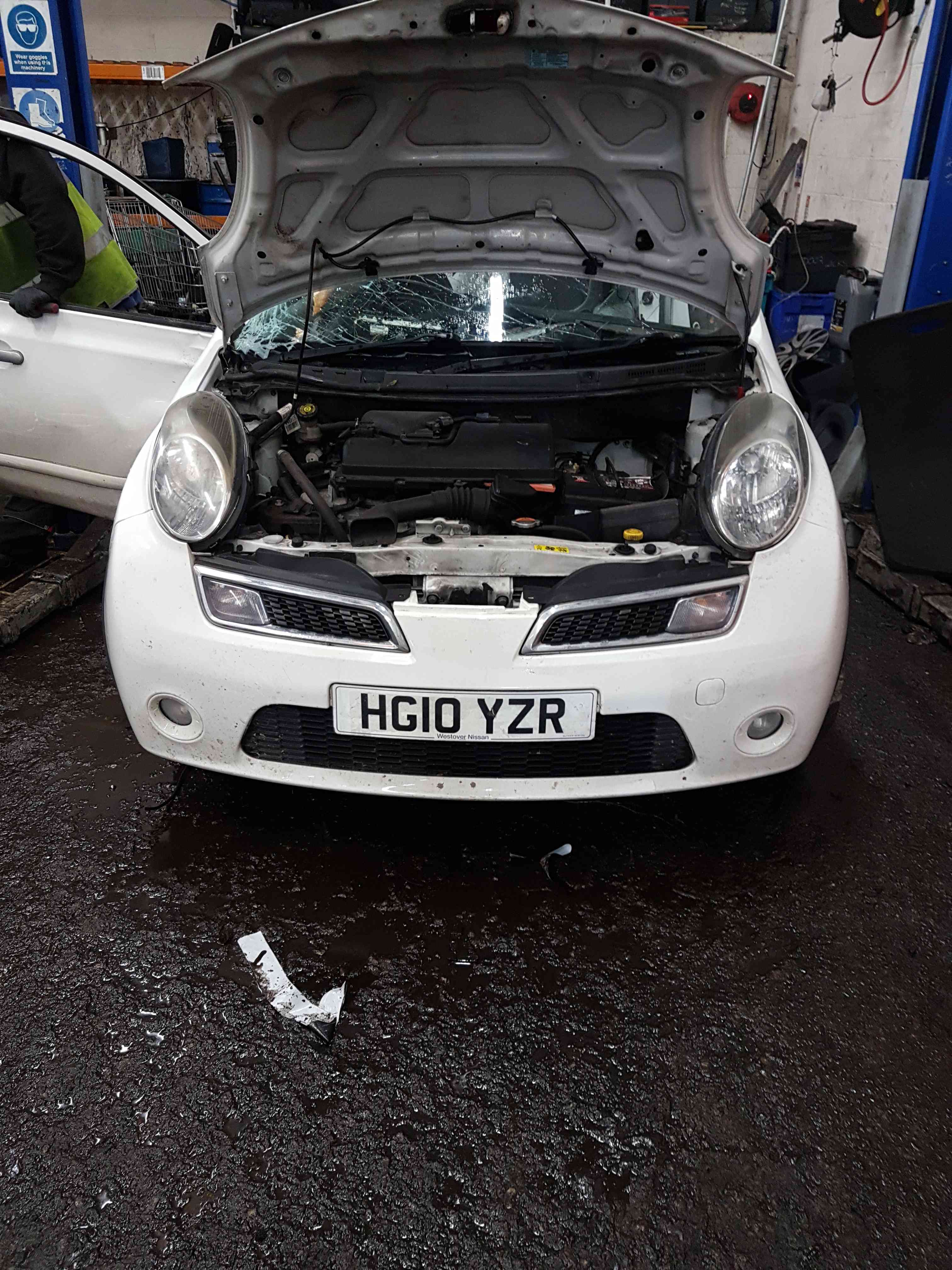 Thumb 6 Nissan Micra K12 2002-2010 Front Bumper Complete White 326  