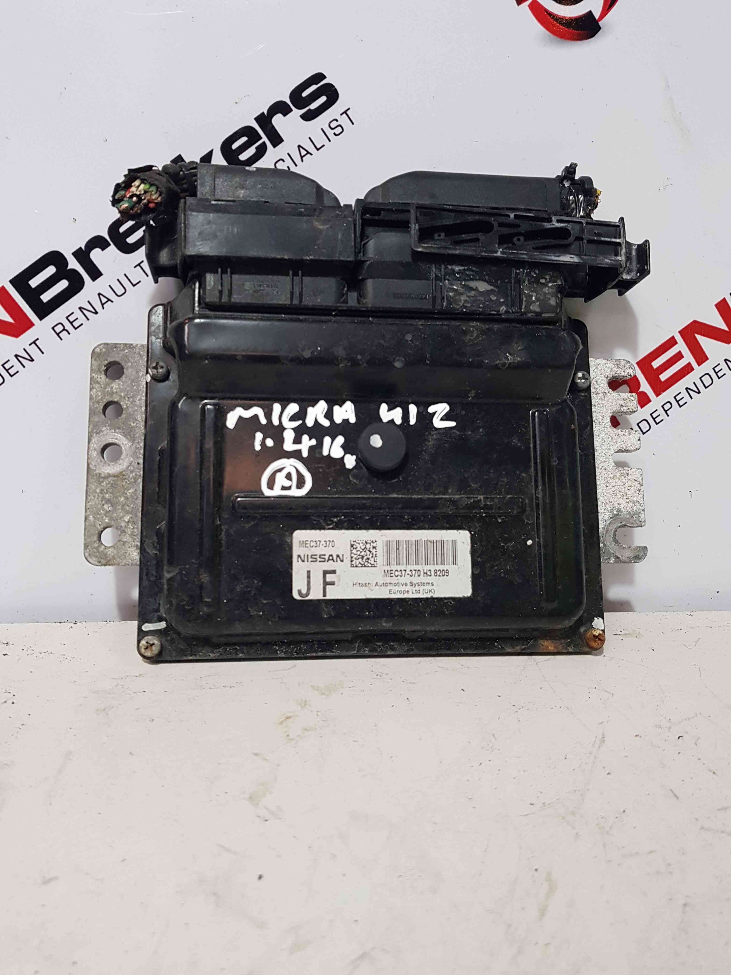 Thumb 3 Nissan Micra K12 2002-2010 1.4L16v Auto Engine Control ECU Mec37-370 H3 