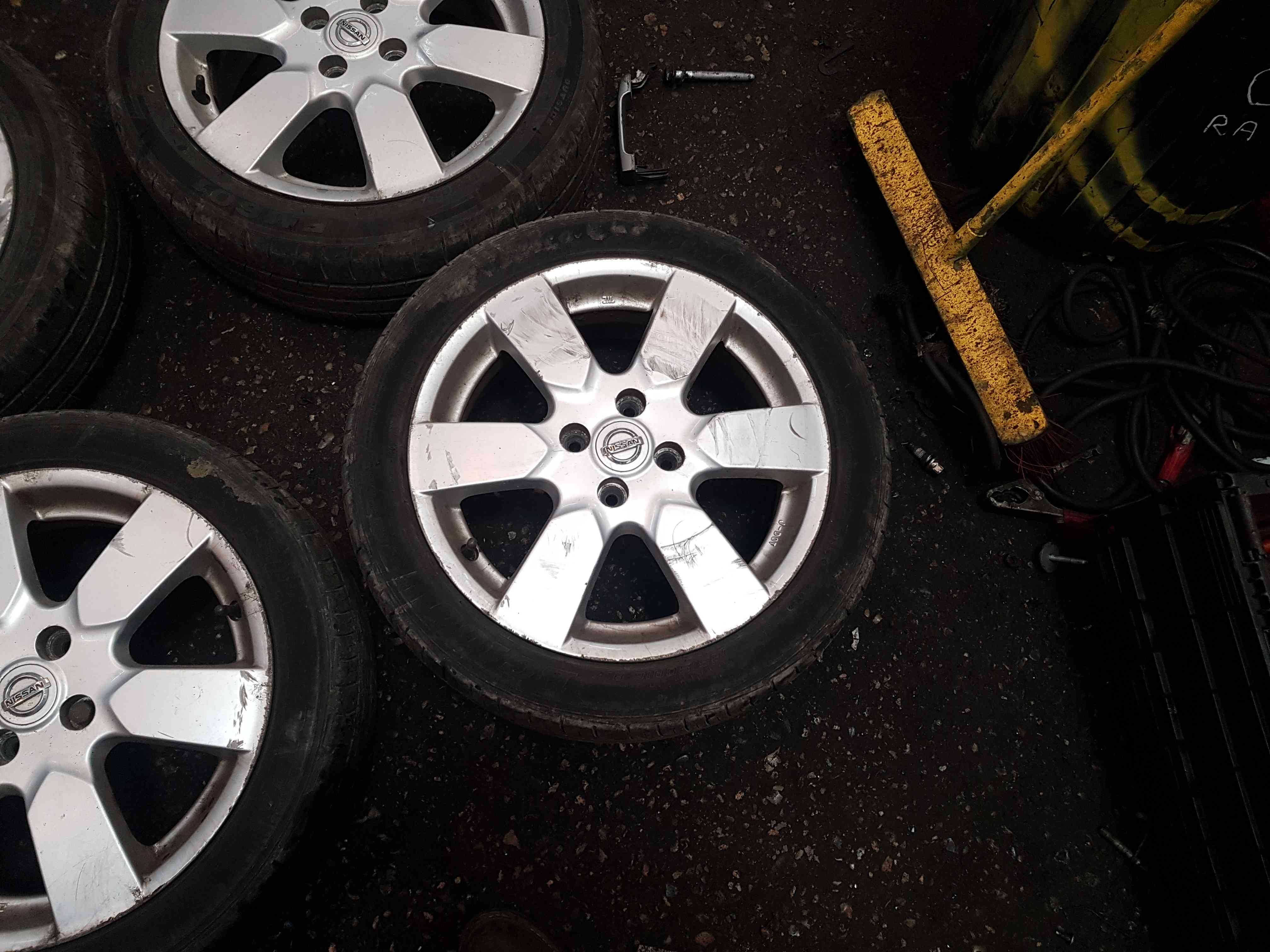 Thumb 3 Nissan Micra K12 2002-2010 Alloy Wheels SET X4 + Tyres 185 50 16 3/5 5Mm