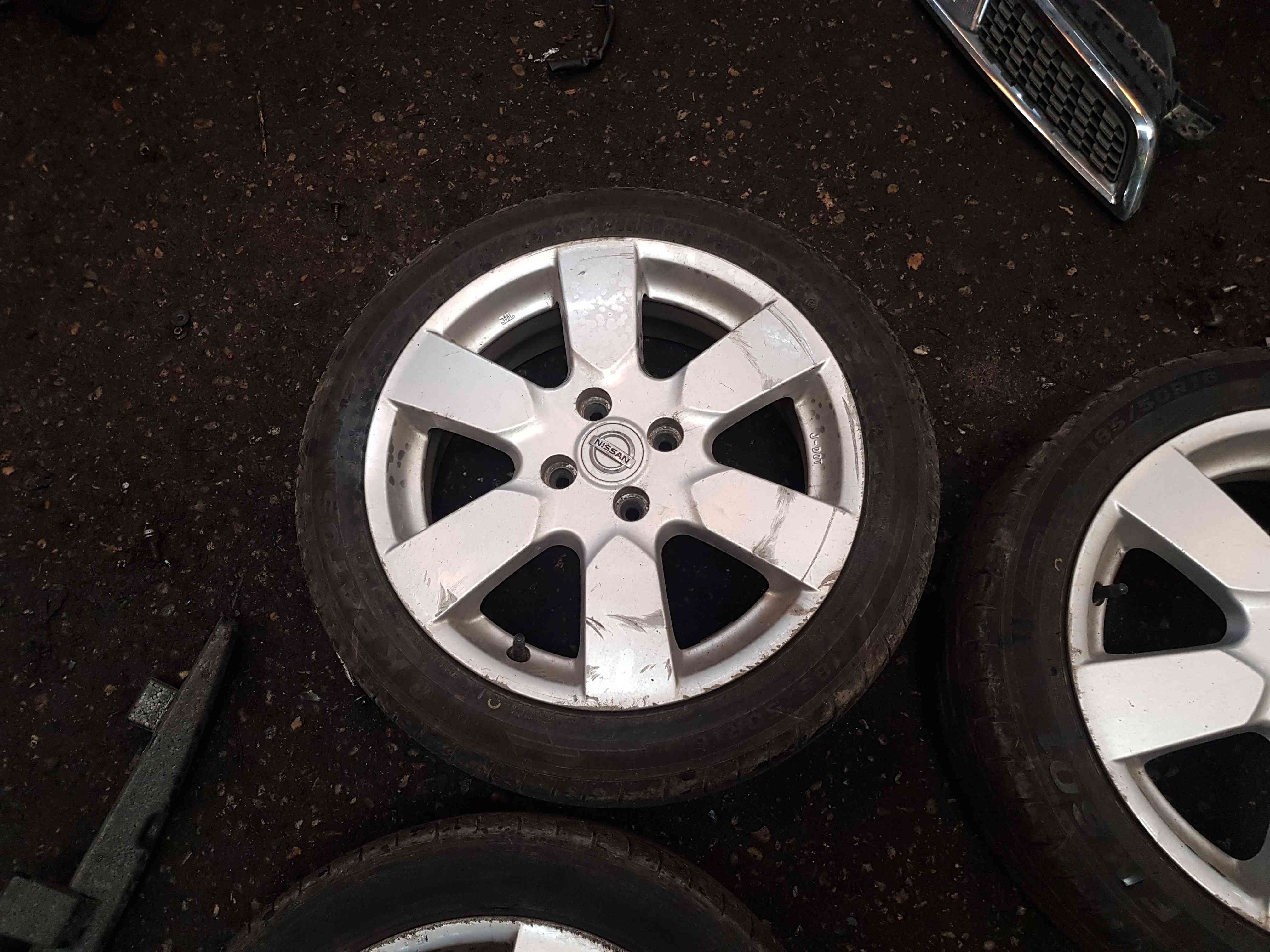 Thumb 6 Nissan Micra K12 2002-2010 Alloy Wheels SET X4 + Tyres 185 50 16 3/5 5Mm