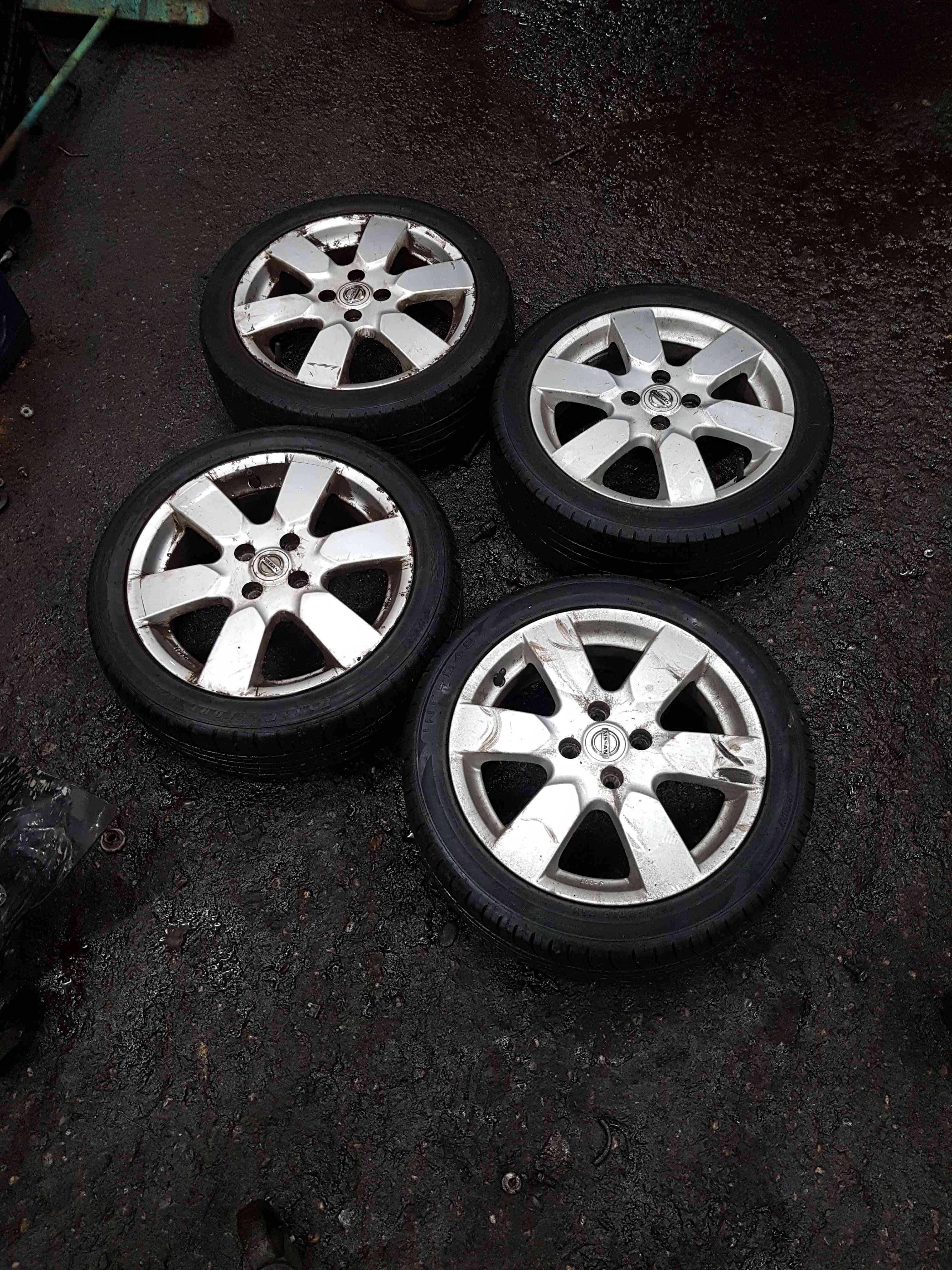 Thumb 3 Nissan Micra K12 2002-2010 Alloy Wheels SET X4 + Tyres 185 50 16 3/5 5Mm