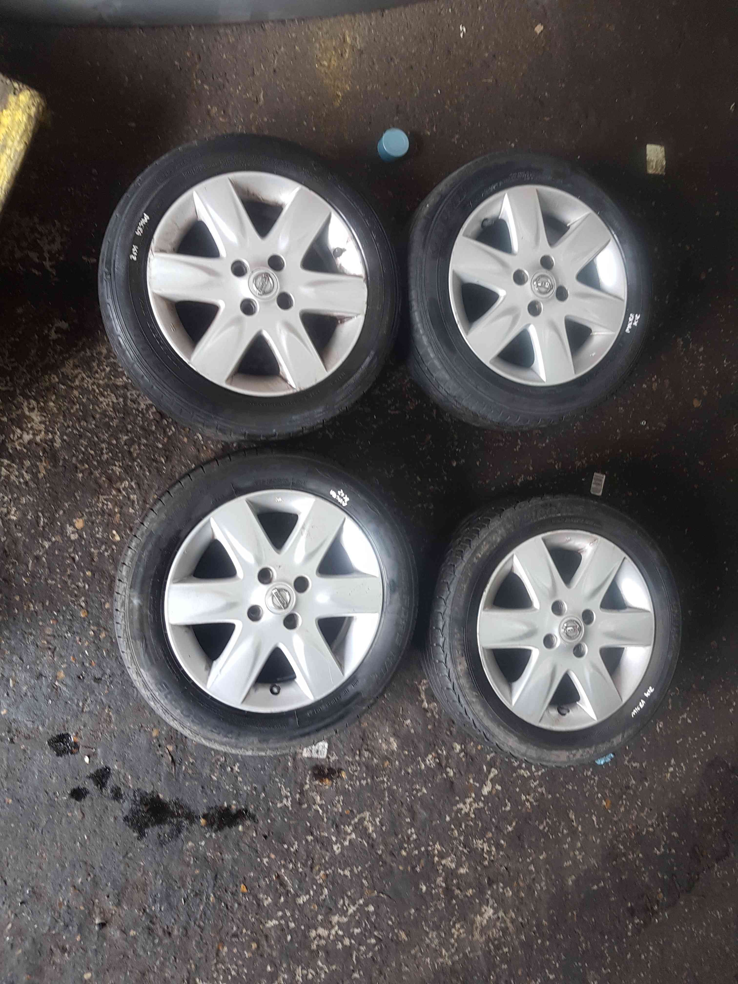 Thumb 2 Nissan Micra K12 2002-2010 Alloy Wheels SET X4   Tyres 185 50 16 4/5 5Mm