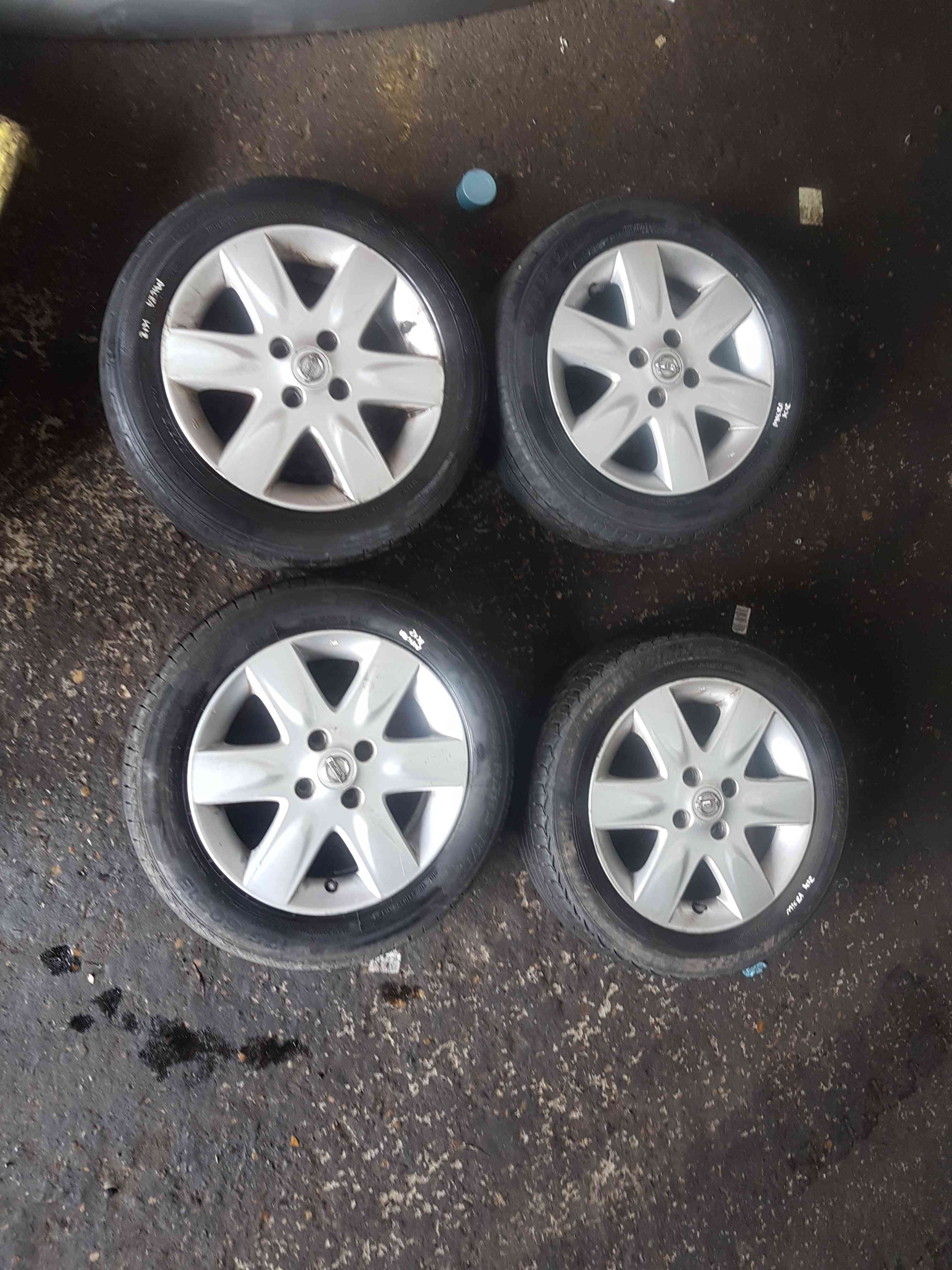 Thumb 4 Nissan Micra K12 2002-2010 Alloy Wheels SET X4   Tyres 185 50 16 4/5 5Mm