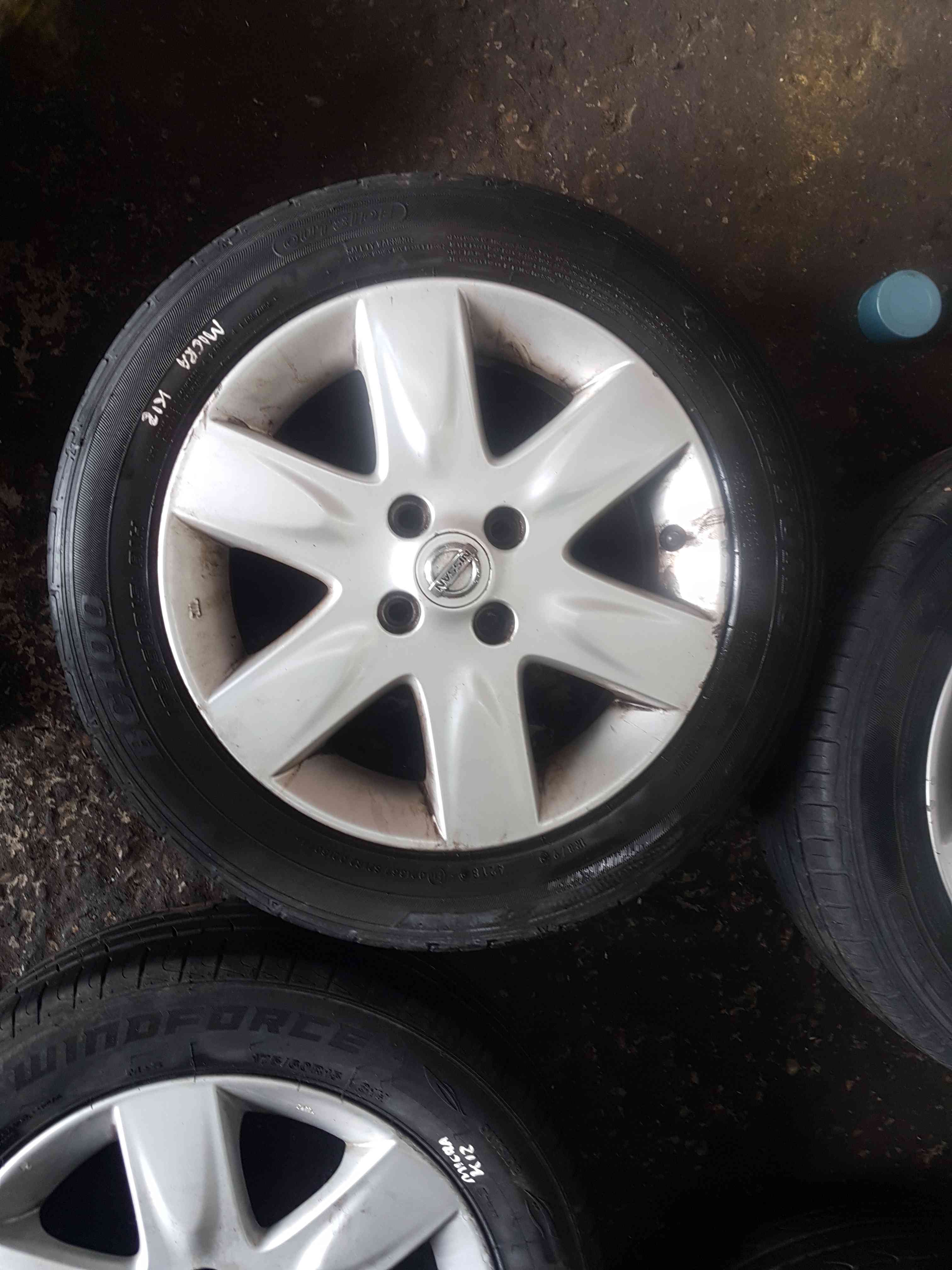 Thumb 5 Nissan Micra K12 2002-2010 Alloy Wheels SET X4   Tyres 185 50 16 4/5 5Mm