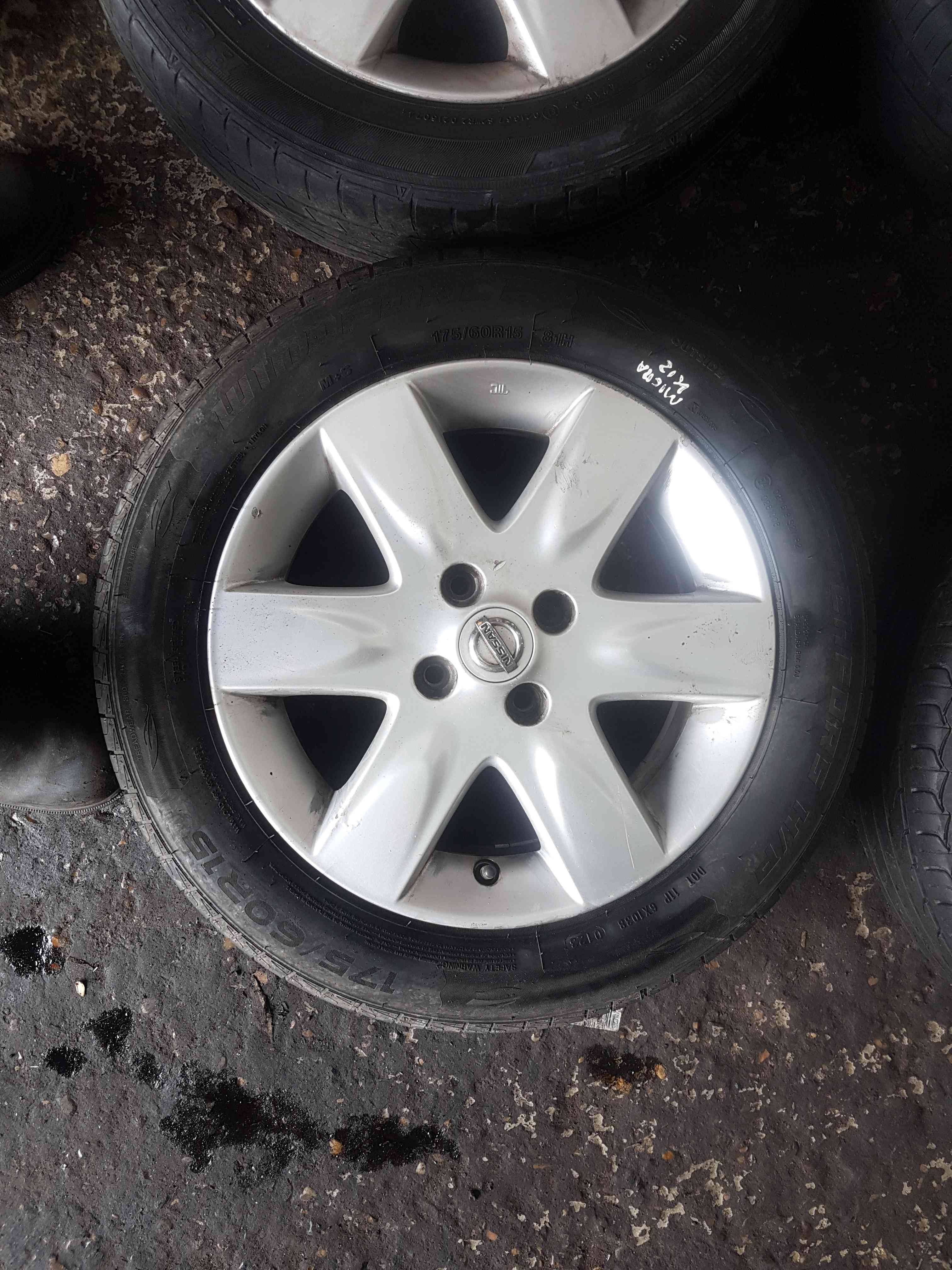 Thumb 6 Nissan Micra K12 2002-2010 Alloy Wheels SET X4   Tyres 185 50 16 4/5 5Mm