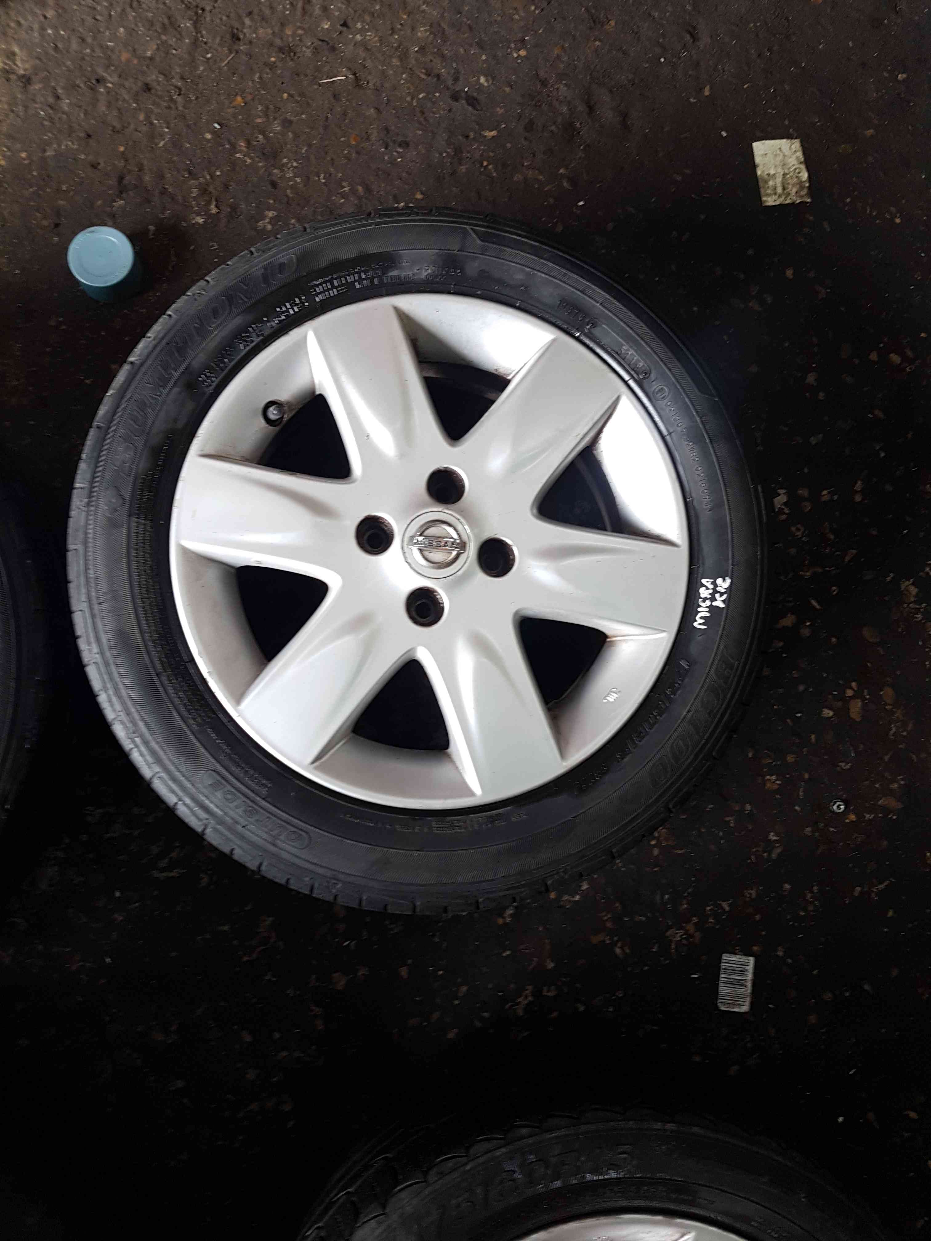 Thumb 8 Nissan Micra K12 2002-2010 Alloy Wheels SET X4   Tyres 185 50 16 4/5 5Mm