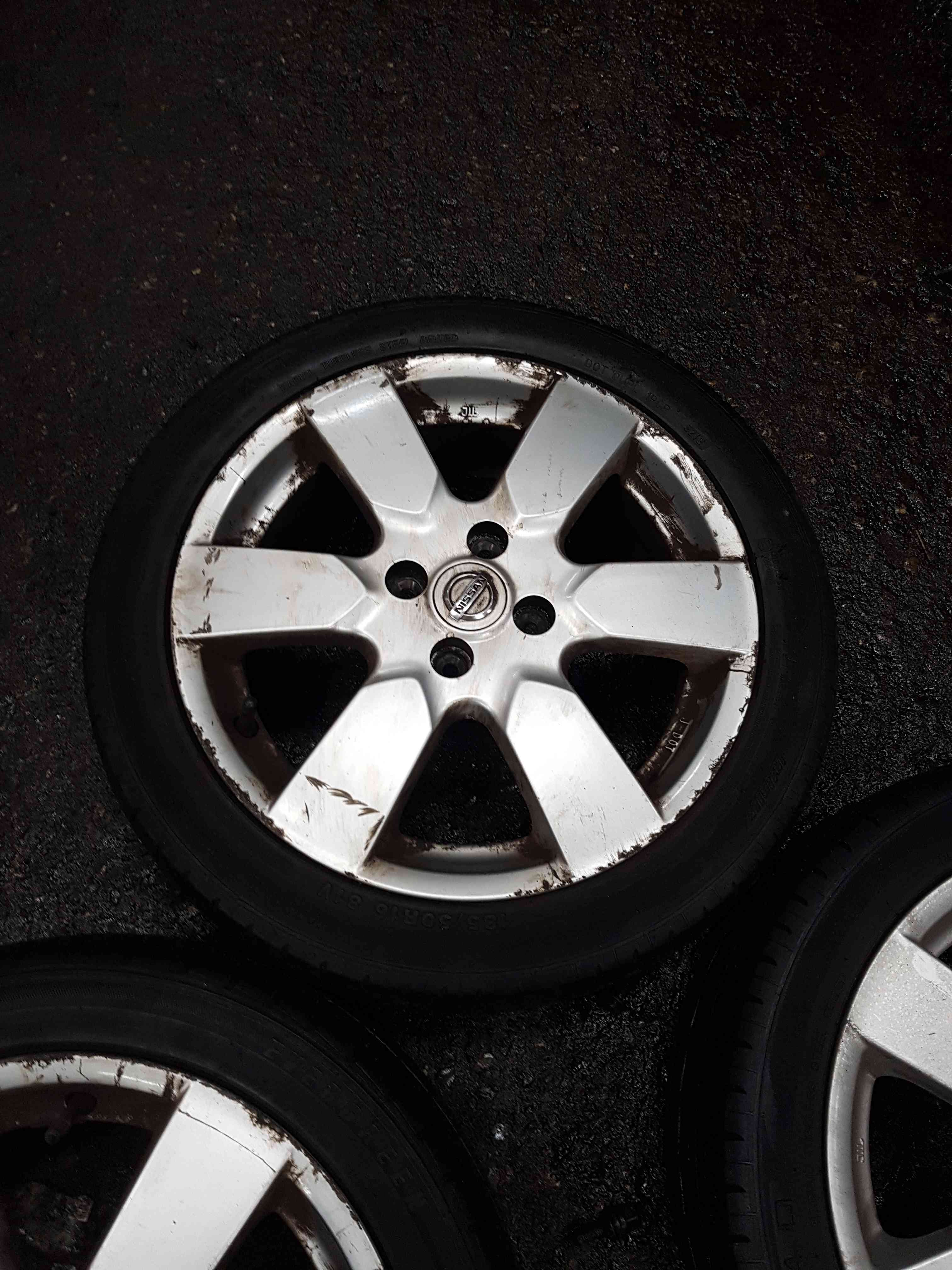 Thumb 8 Nissan Micra K12 2002-2010 Alloy Wheels SET X4 + Tyres 185 50 16 3/5 5Mm