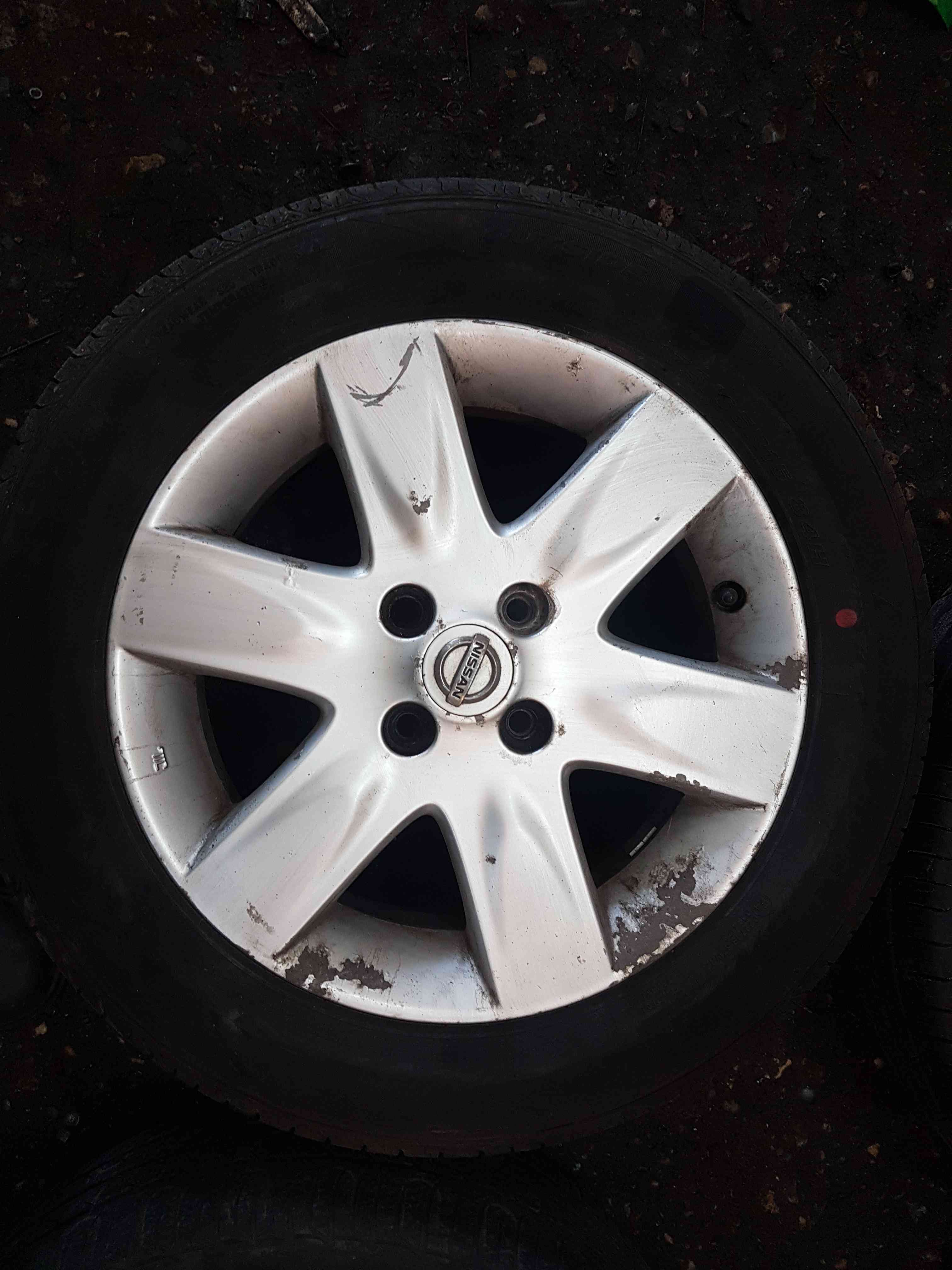 Thumb 4 Nissan Micra K12 2002-2010 Alloy Wheels SET X4 2 Good Tyres 3/5