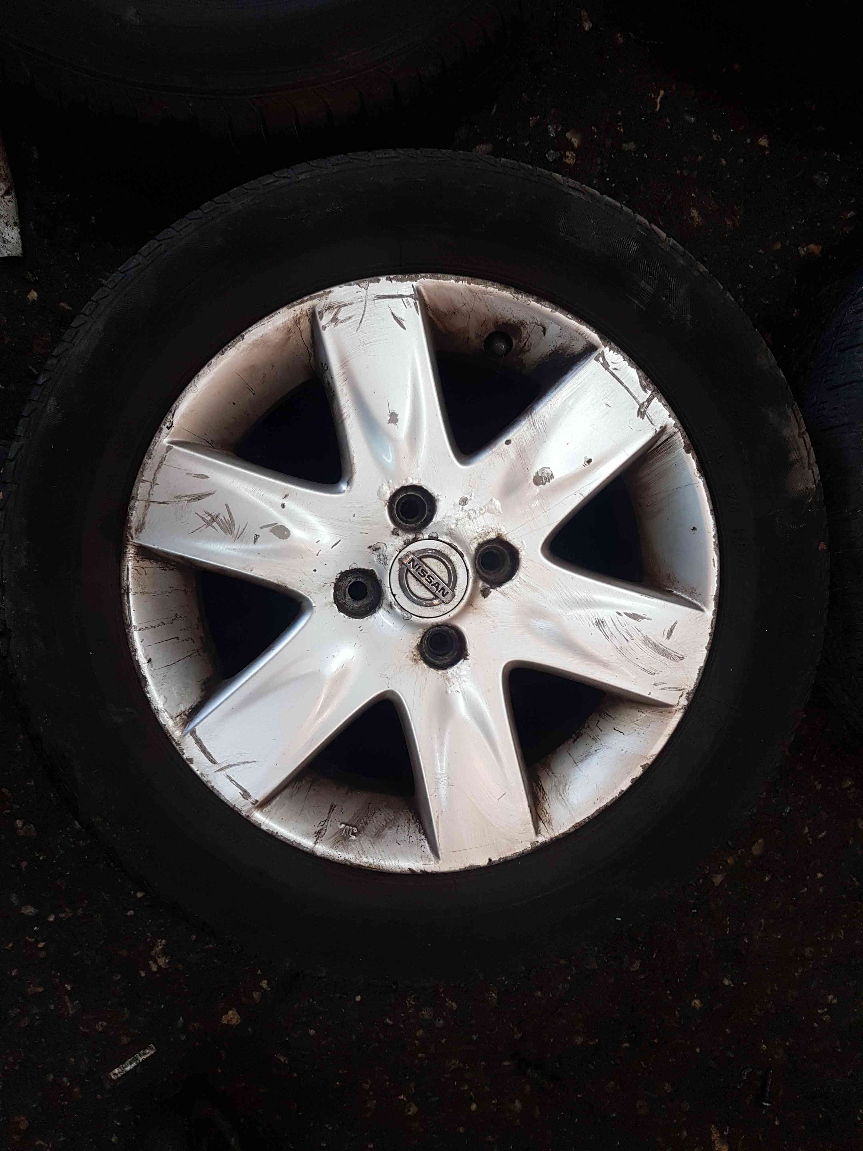 Thumb 5 Nissan Micra K12 2002-2010 Alloy Wheels SET X4 2 Good Tyres 3/5