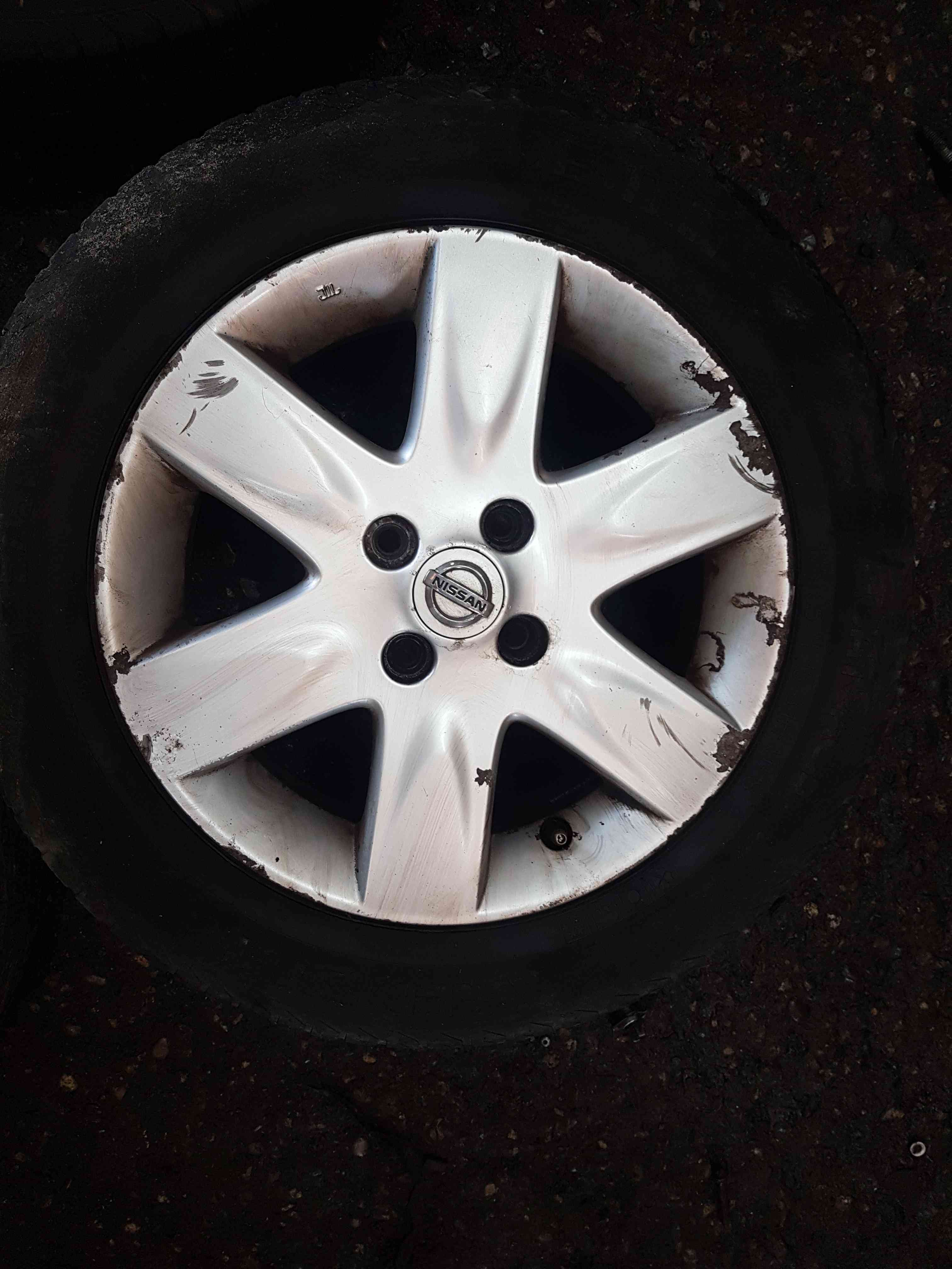 Thumb 6 Nissan Micra K12 2002-2010 Alloy Wheels SET X4 2 Good Tyres 3/5