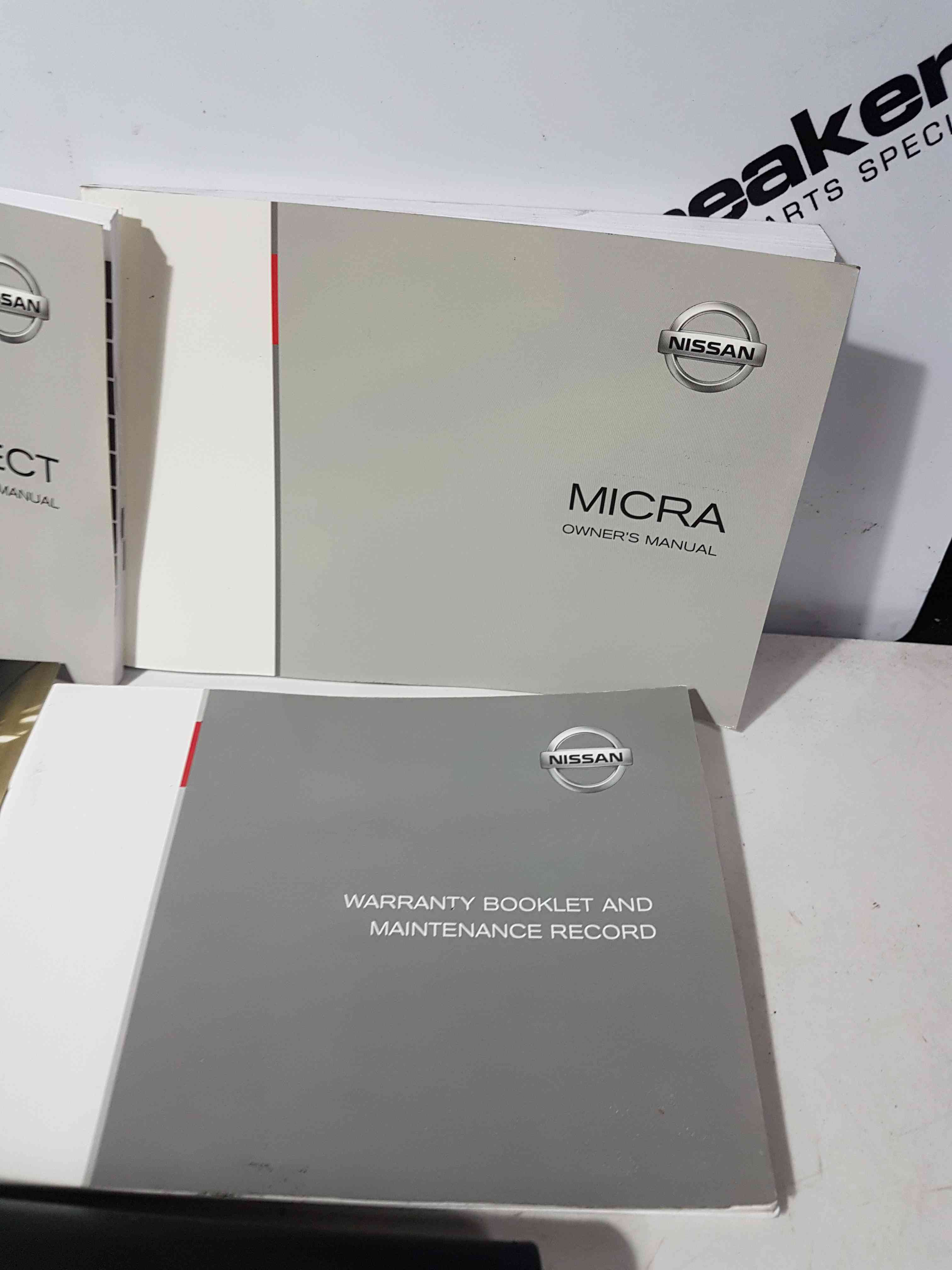 Thumb 4 Nissan Micra K12 2002-2010 Documents Owners Manual + Wallet