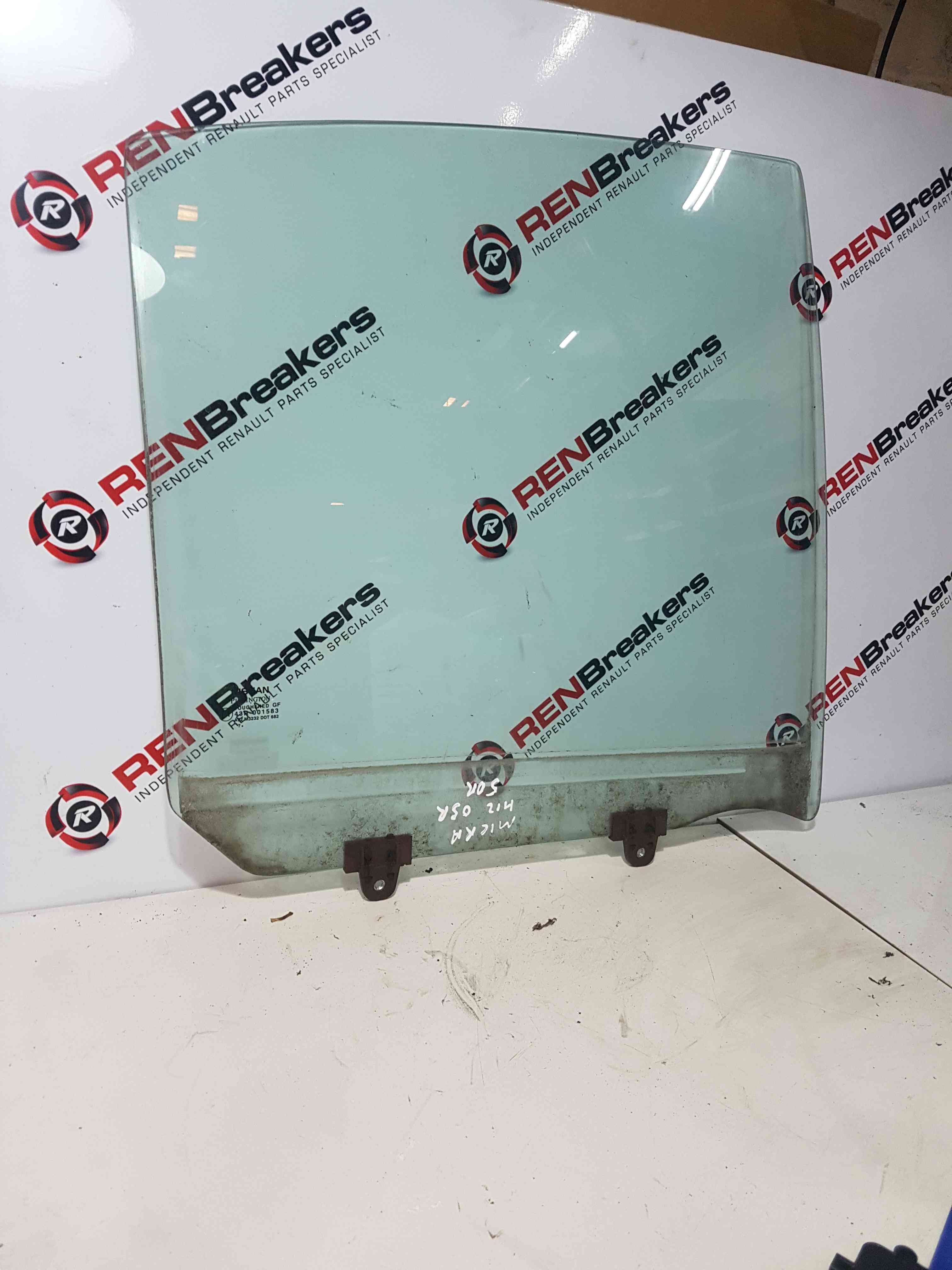 Thumb 2 Nissan Micra K12 2002-2010 Driver OSR Rear  Quarter Window Glass 5Dr