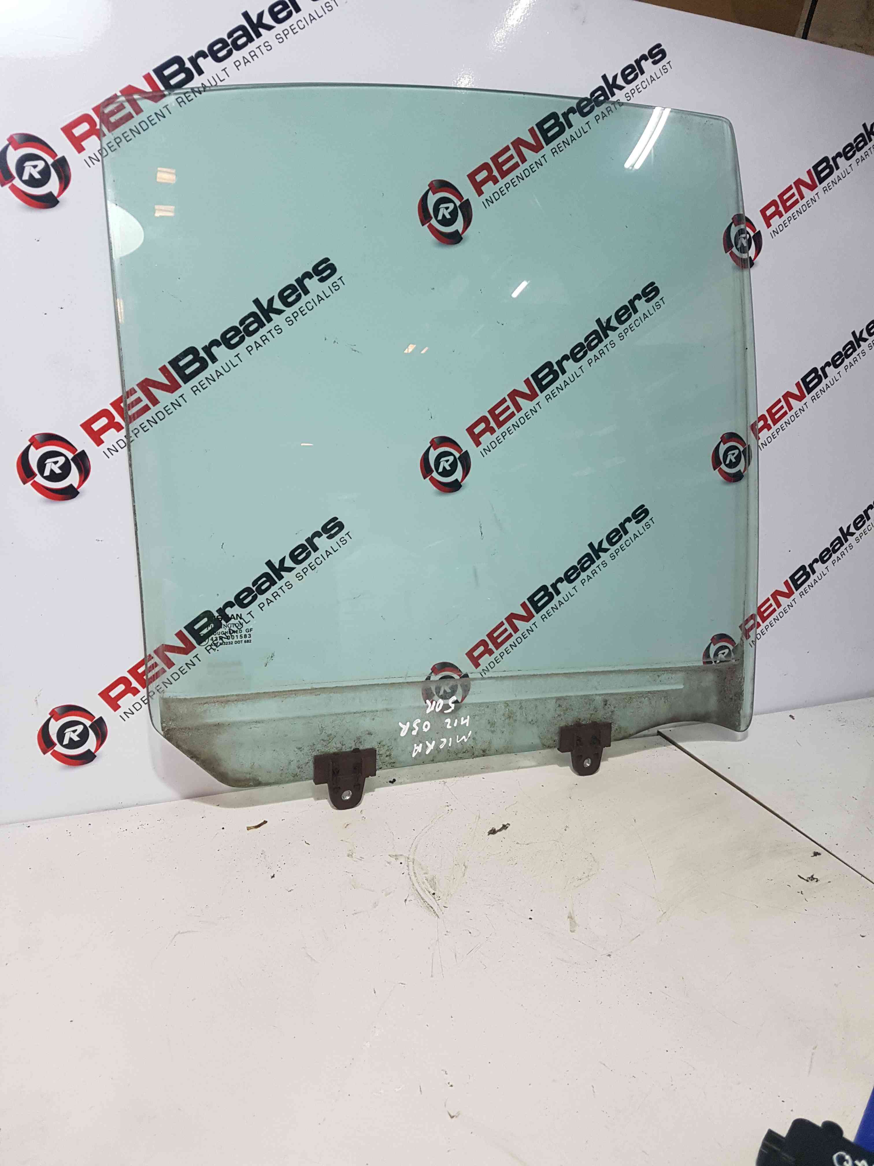 Thumb 3 Nissan Micra K12 2002-2010 Driver OSR Rear  Quarter Window Glass 5Dr