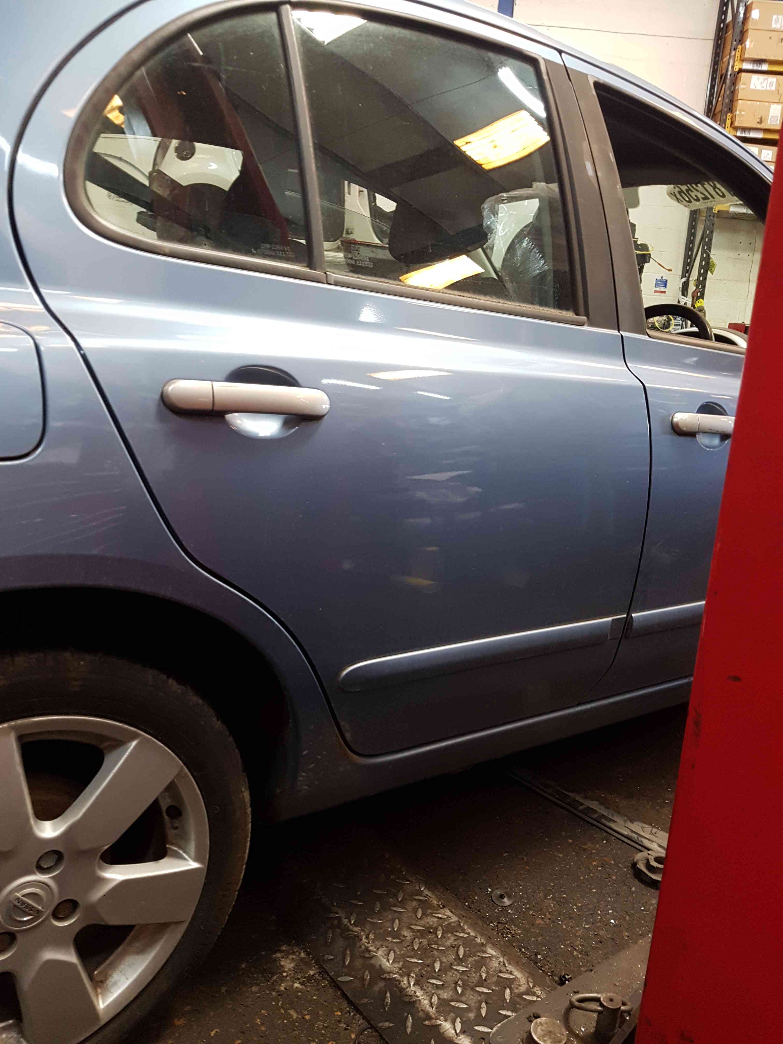 Thumb 2 Nissan Micra K12 2002-2010 Driver OSR Rear Blue Door B33