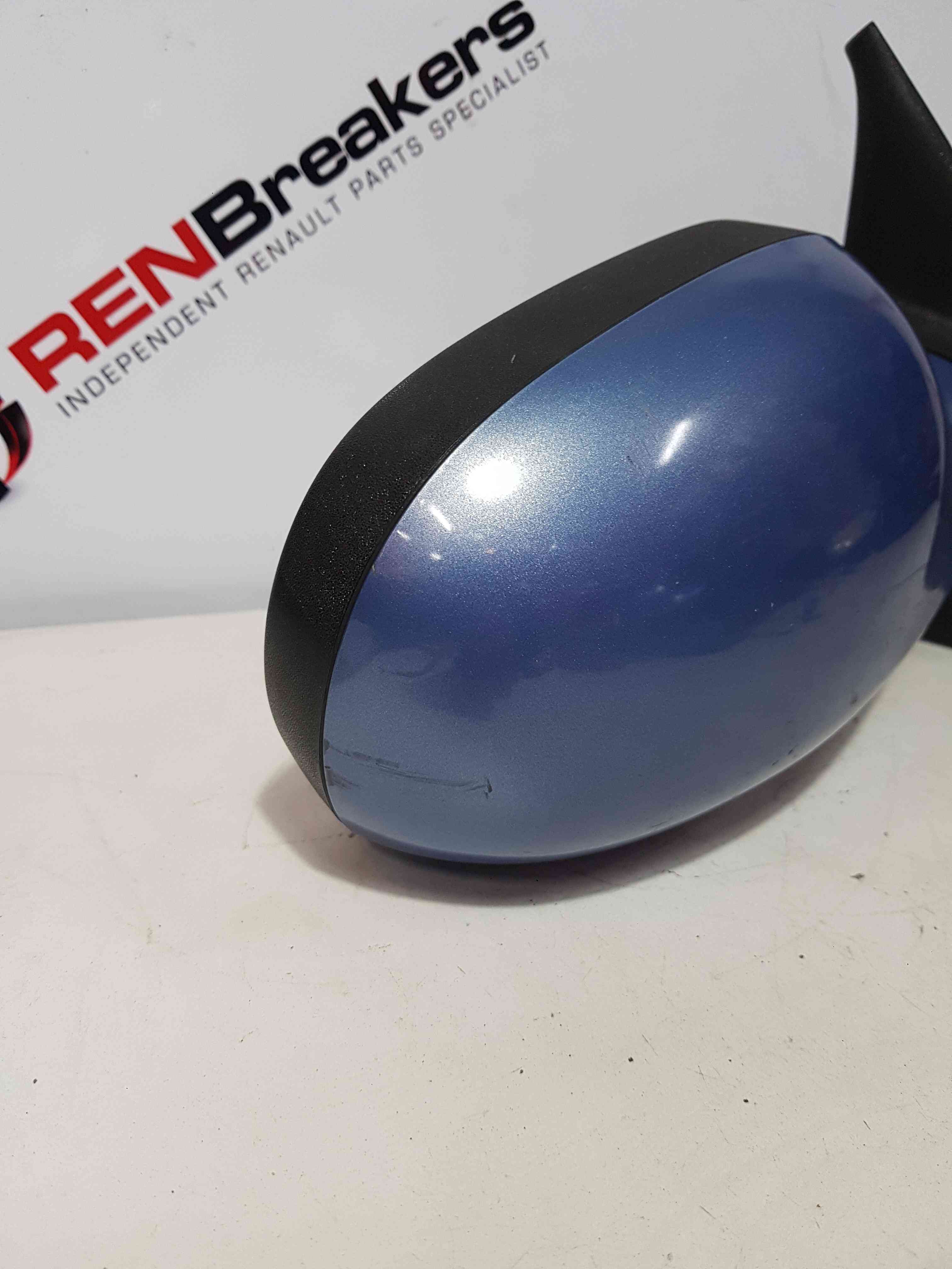 Thumb 3 Nissan Micra K12 2002-2010 Driver Os OSF Wing Mirror Blue T12 