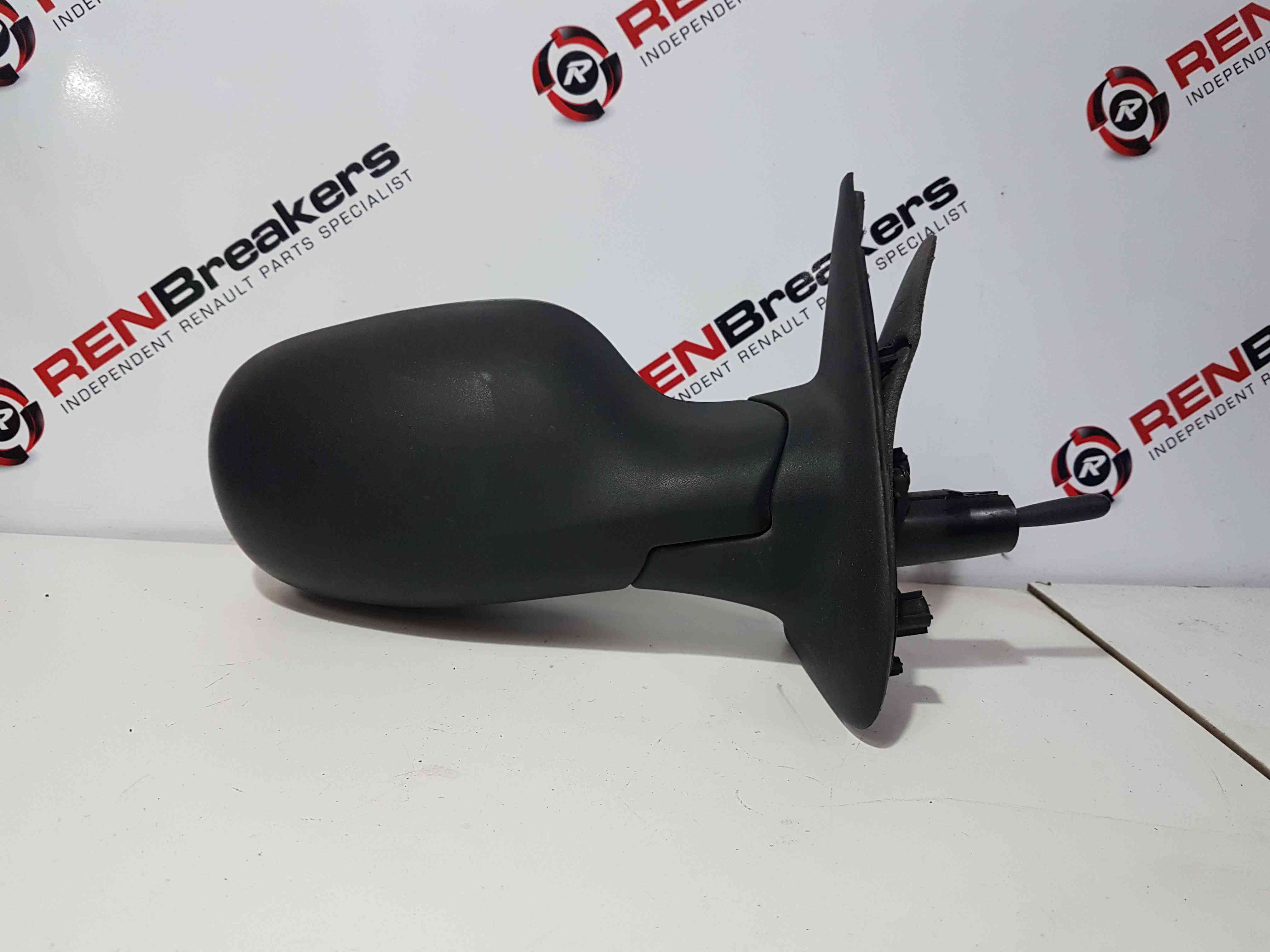 Thumb 2 Nissan Micra K12 2002-2010 Driver Os Wing Mirror Plain Black Plastic Manual