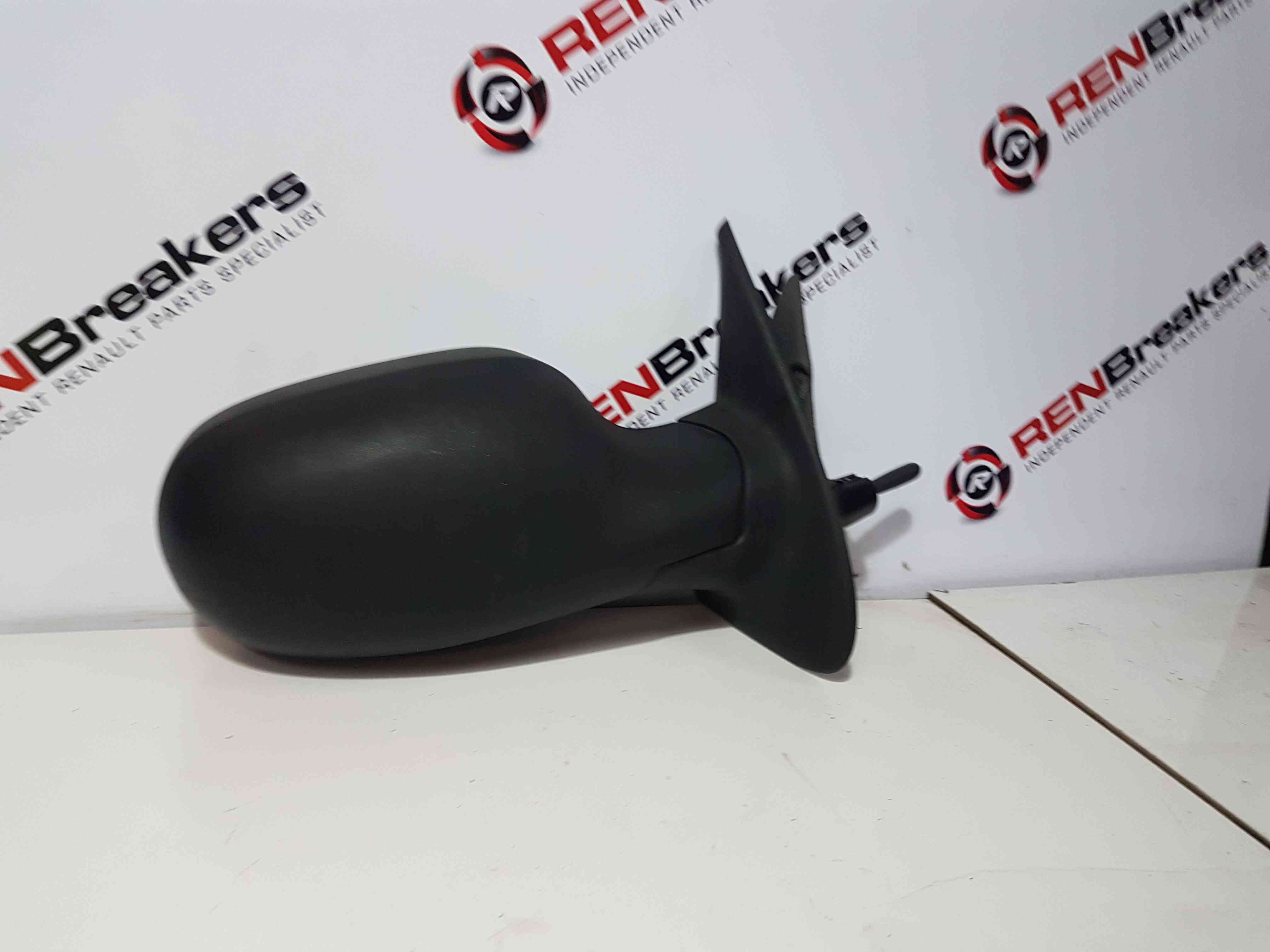 Thumb 11 Nissan Micra K12 2002-2010 Driver Os Wing Mirror Plain Black Plastic Manual