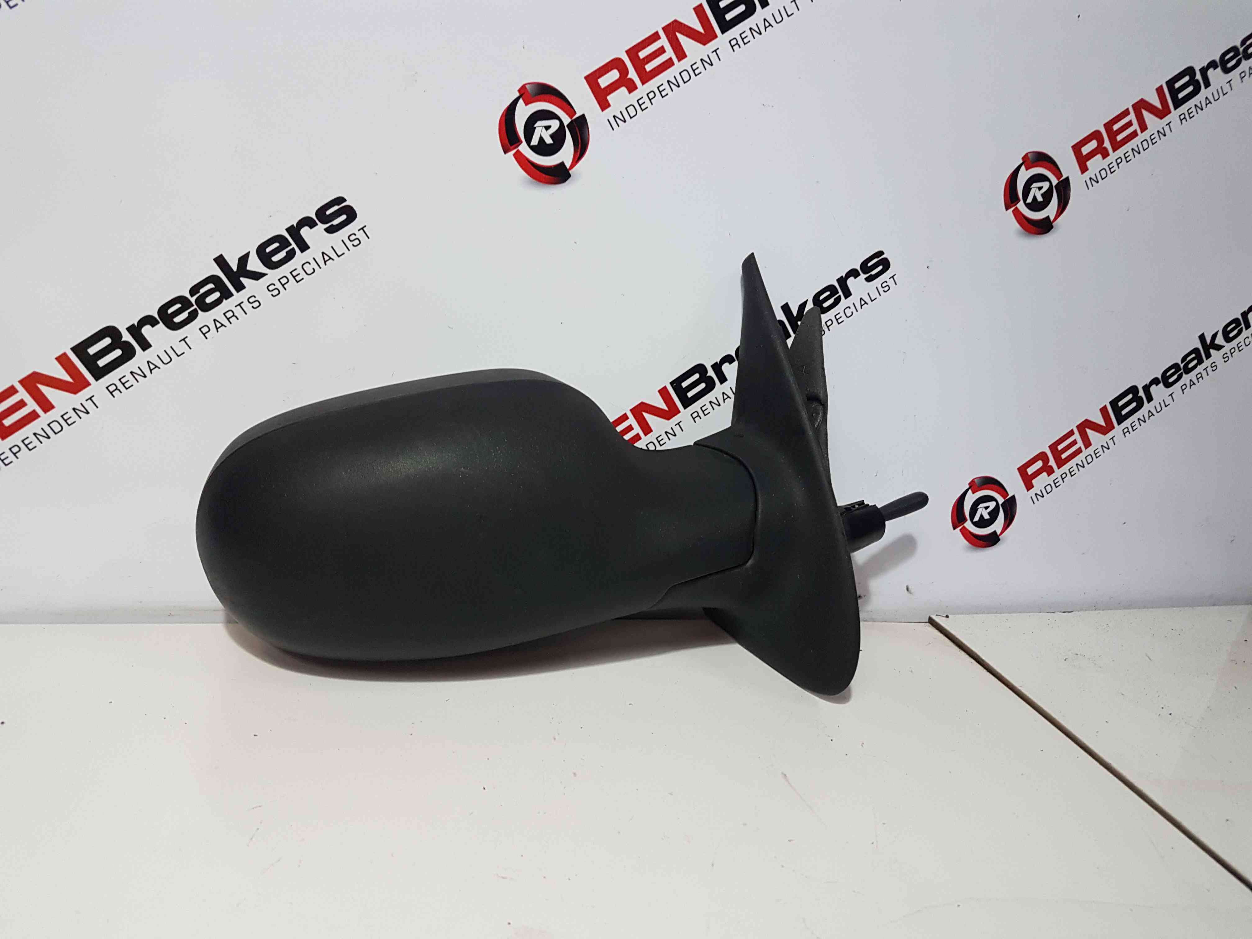 Thumb 12 Nissan Micra K12 2002-2010 Driver Os Wing Mirror Plain Black Plastic Manual