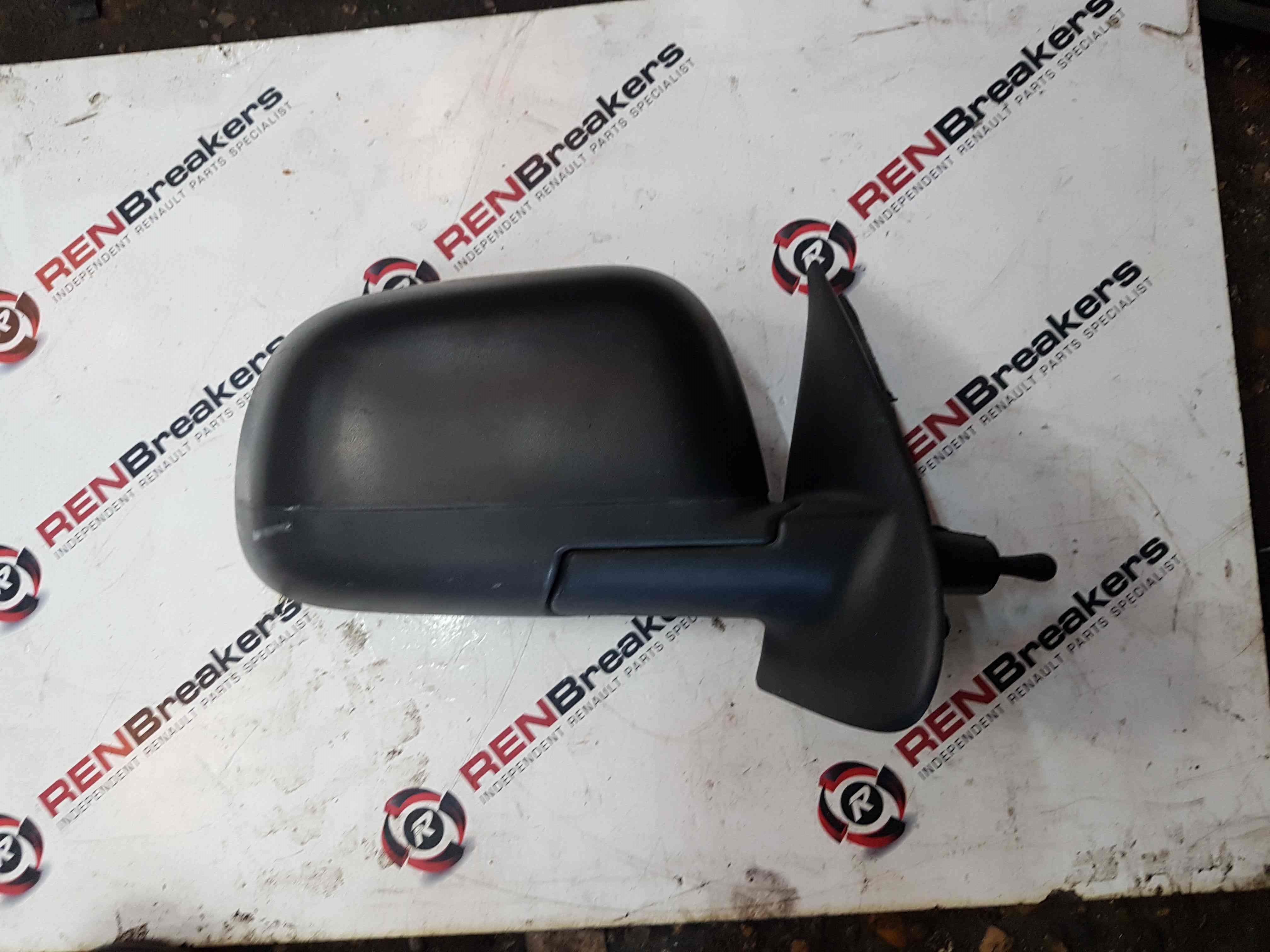 Thumb 4 Nissan Micra K12 2002-2010 Driver Os Wing Mirror Plain Black Plastic Manual