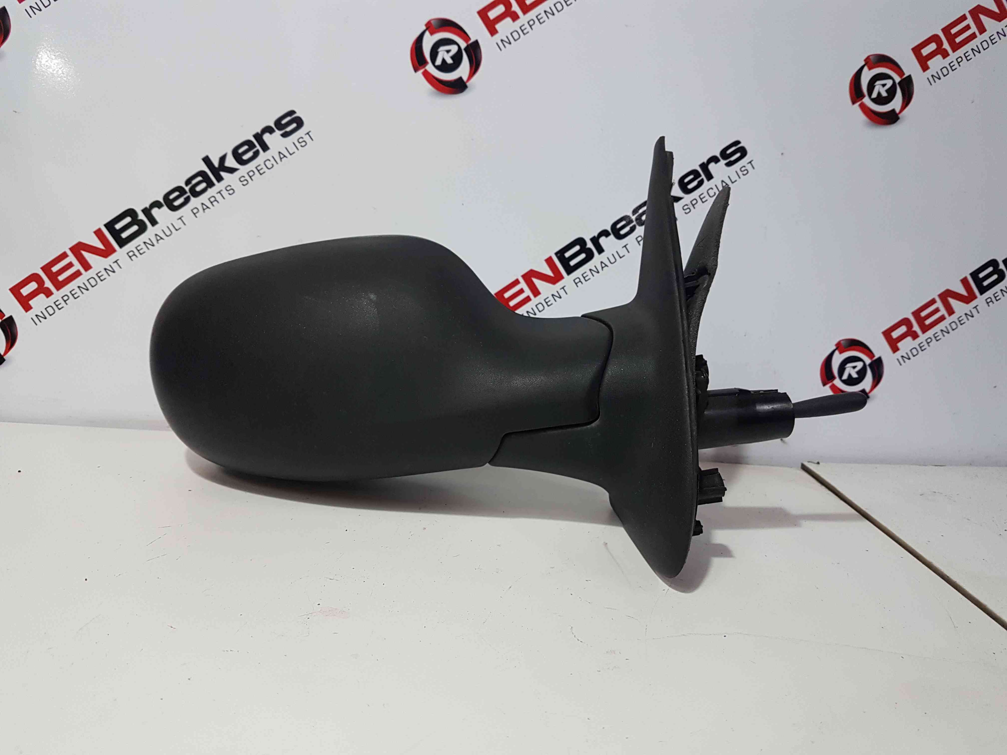 Thumb 3 Nissan Micra K12 2002-2010 Driver Os Wing Mirror Plain Black Plastic Manual