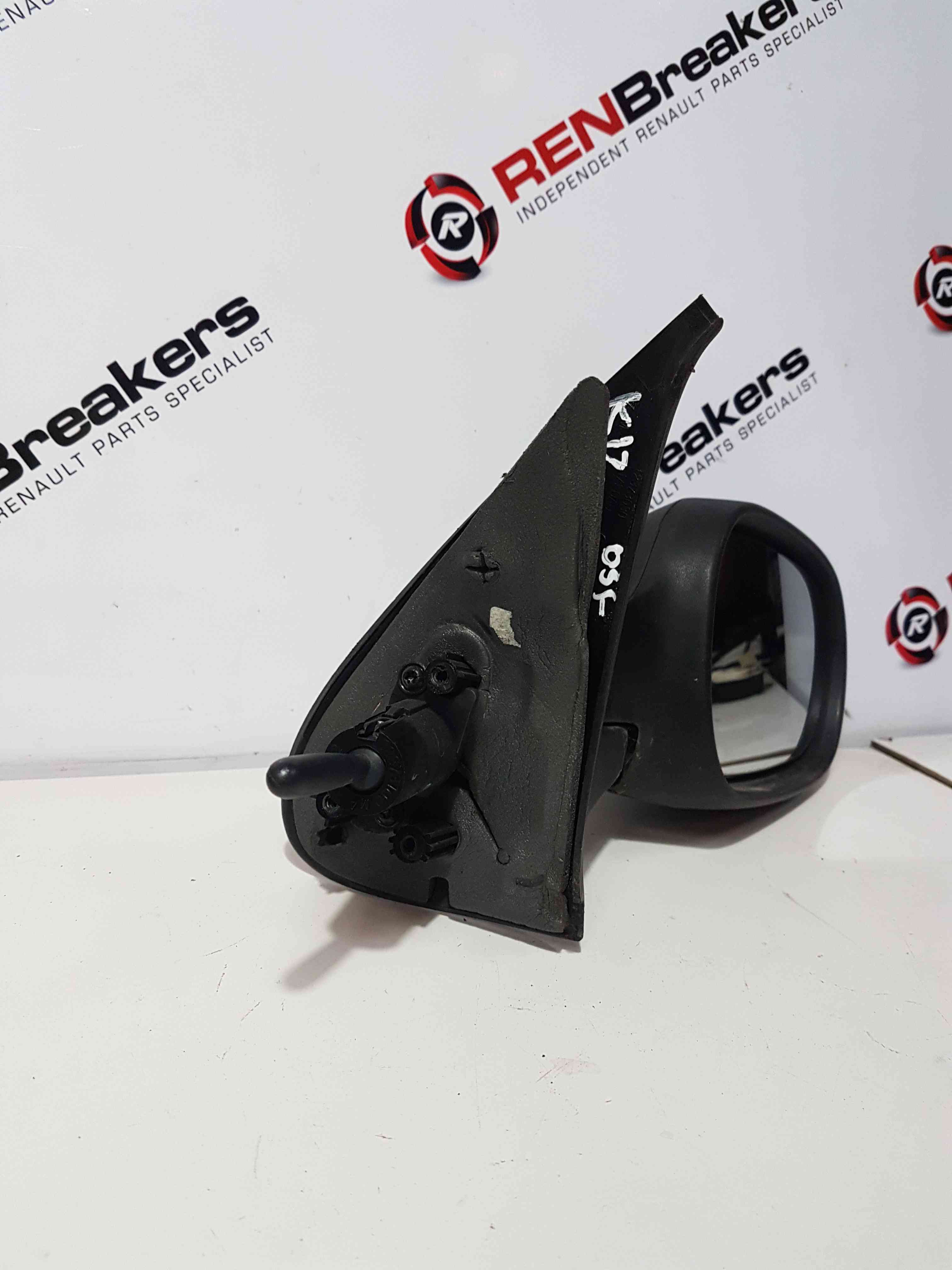 Thumb 5 Nissan Micra K12 2002-2010 Driver Os Wing Mirror Plain Black Plastic Manual