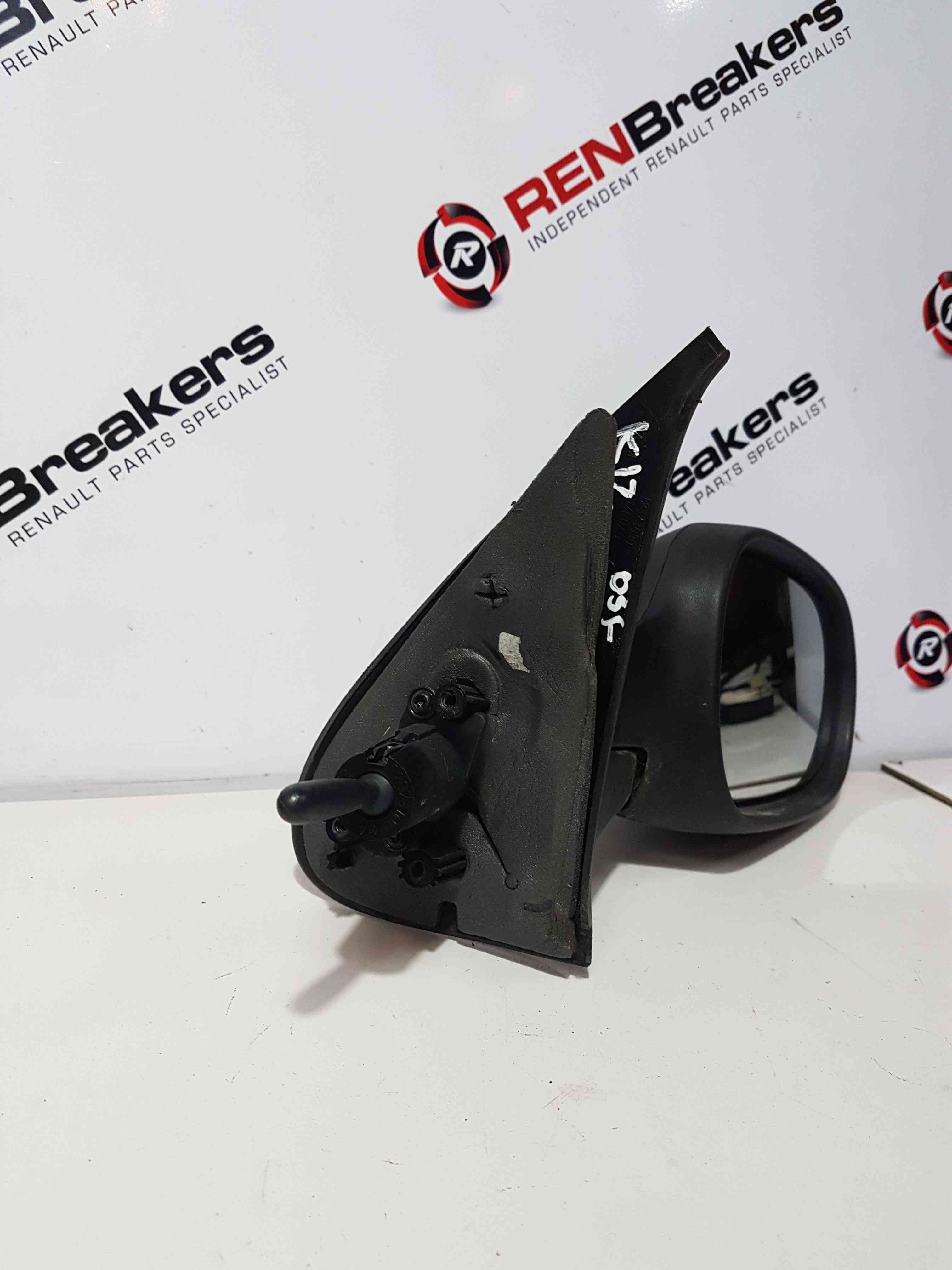 Thumb 6 Nissan Micra K12 2002-2010 Driver Os Wing Mirror Plain Black Plastic Manual