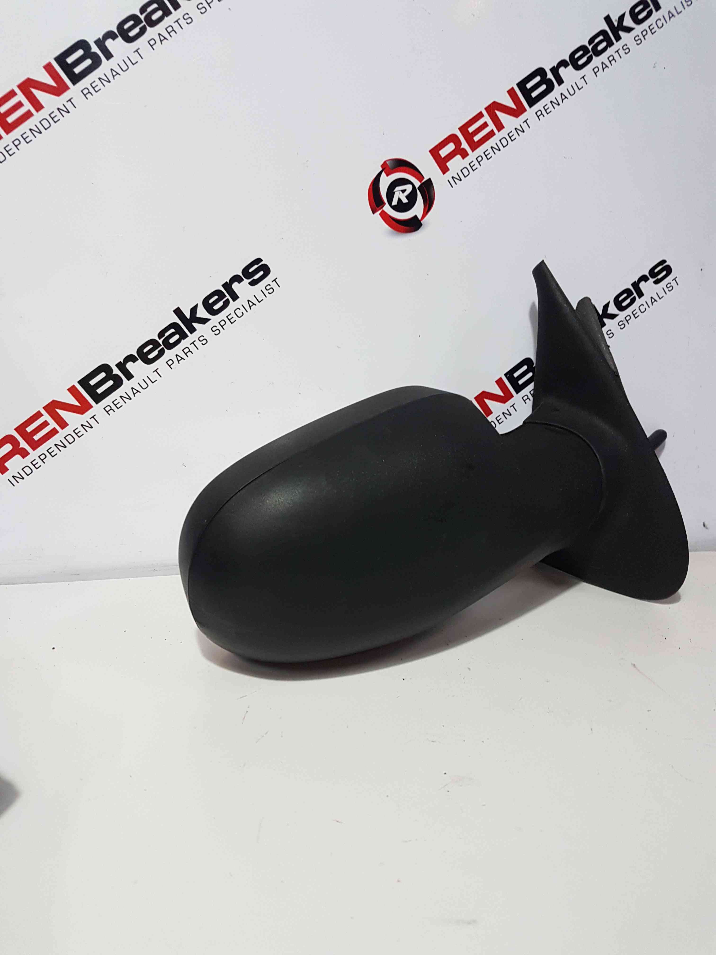 Thumb 9 Nissan Micra K12 2002-2010 Driver Os Wing Mirror Plain Black Plastic Manual