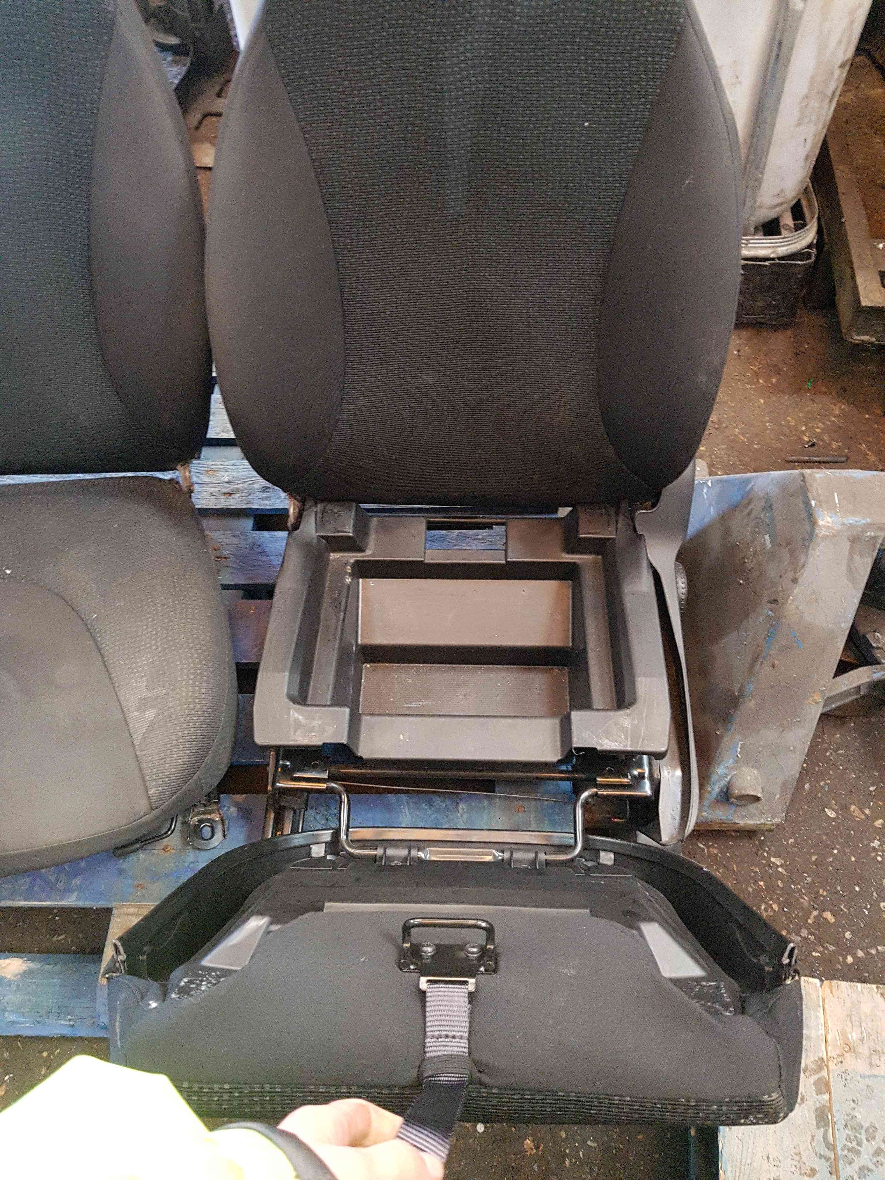 Thumb 6 Nissan Micra K12 2002-2010 Driver Passenger Seats Seat Flip Up Storage