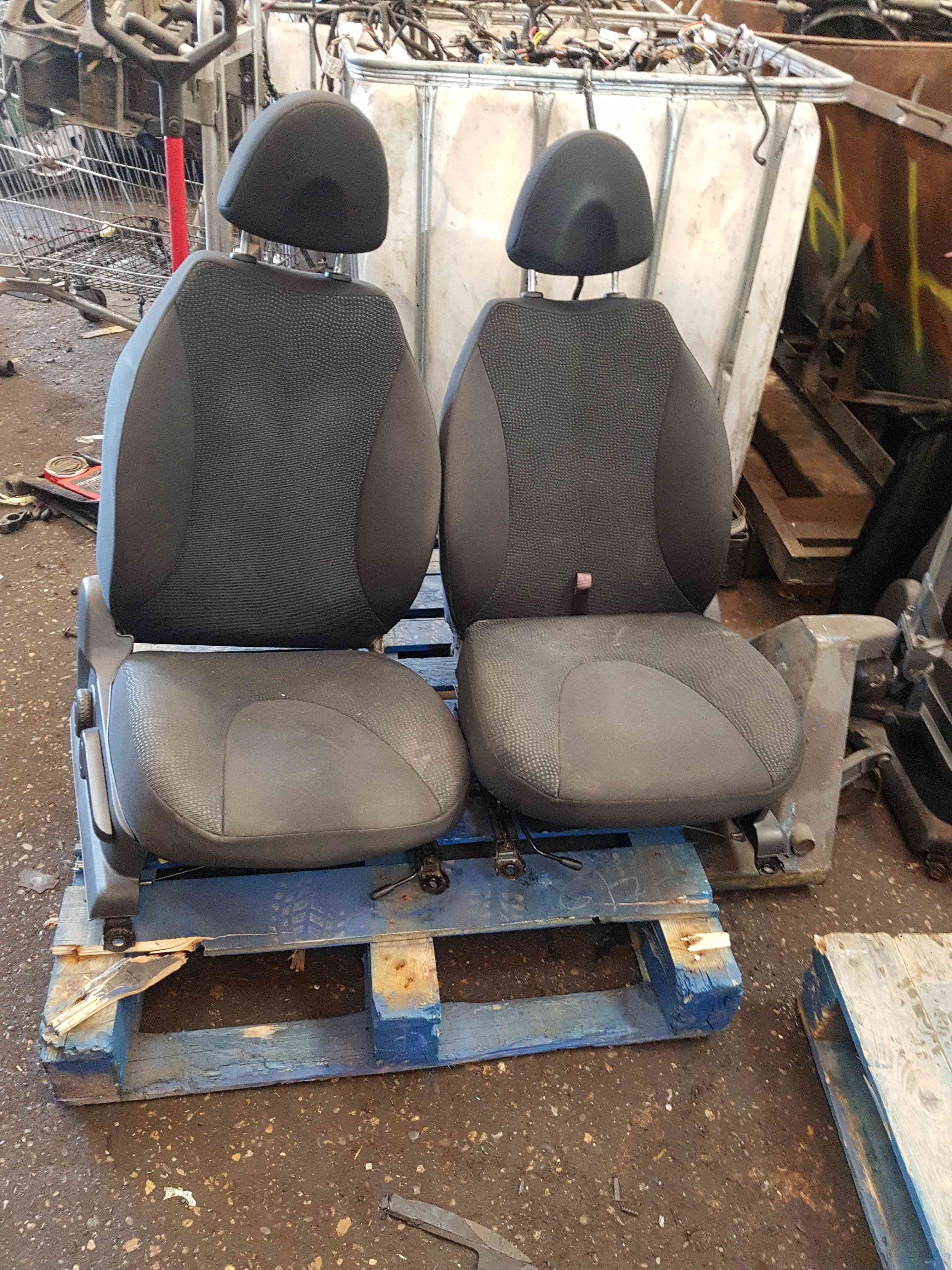 Thumb 9 Nissan Micra K12 2002-2010 Driver Passenger Seats Seat Flip Up Storage