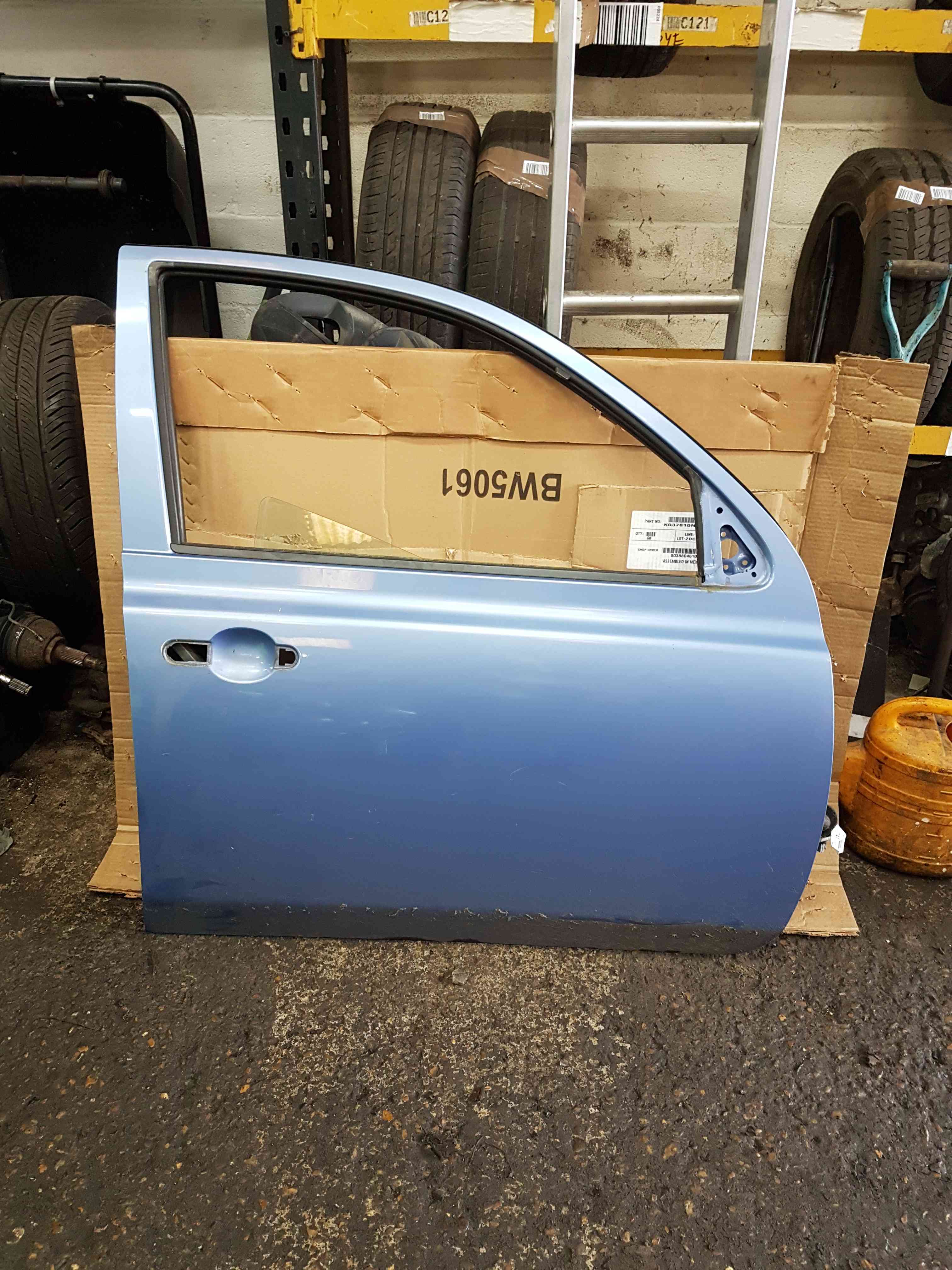 Thumb 2 Nissan Micra K12 2002-2010 Drivers OSF Front Cornflower Blue Door 5Dr T12