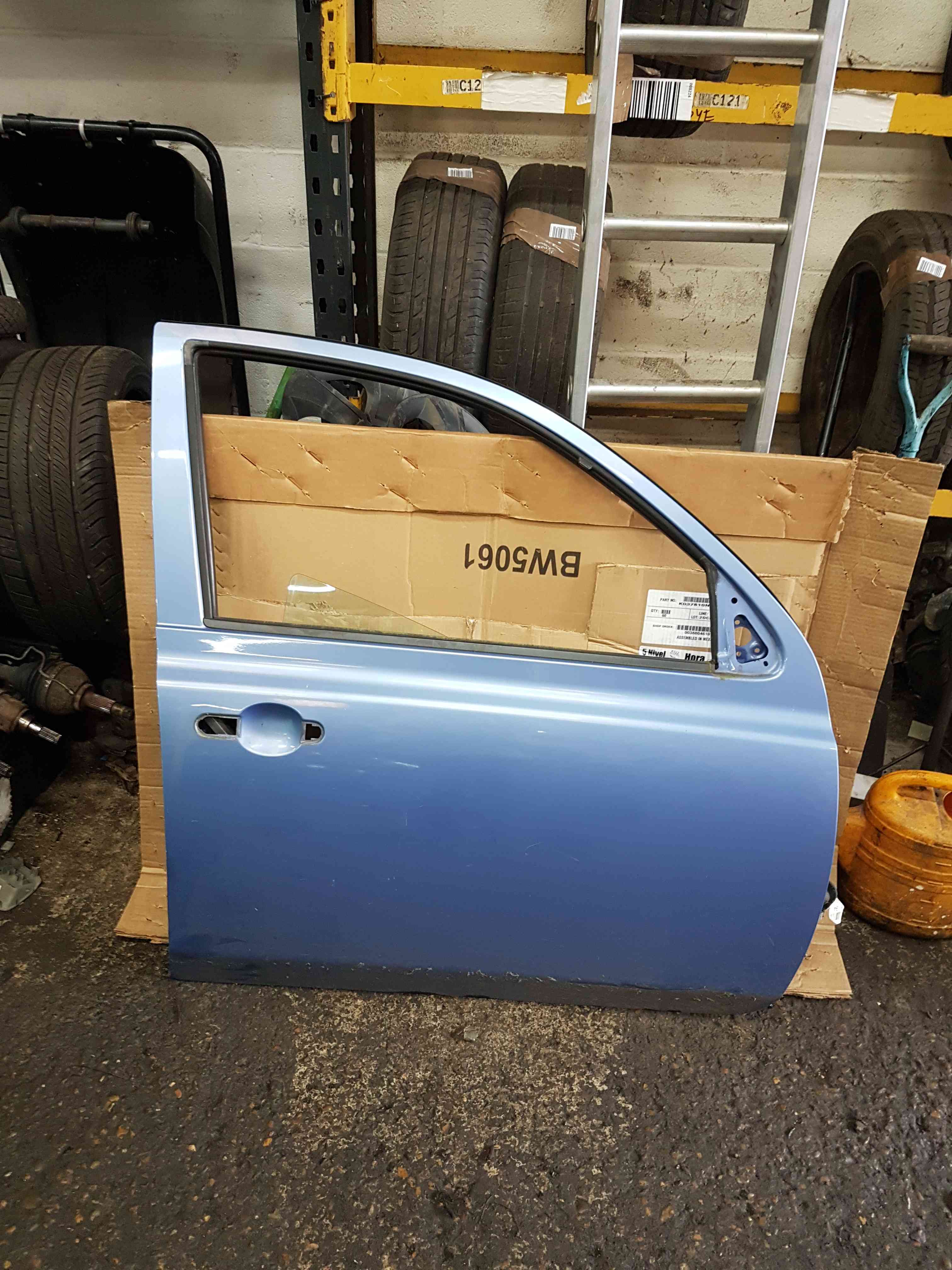 Thumb 4 Nissan Micra K12 2002-2010 Drivers OSF Front Cornflower Blue Door 5Dr T12