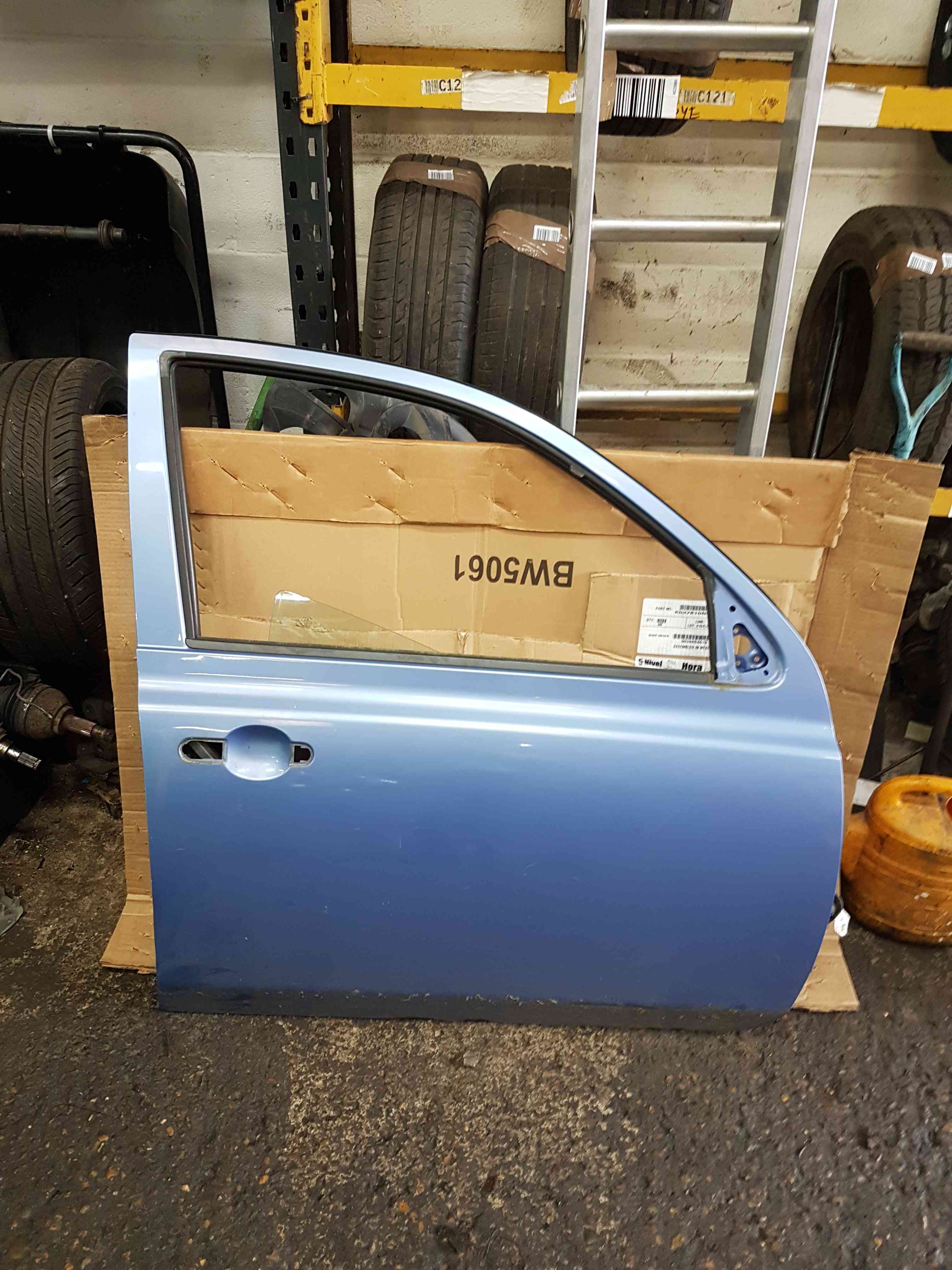 Thumb 5 Nissan Micra K12 2002-2010 Drivers OSF Front Cornflower Blue Door 5Dr T12