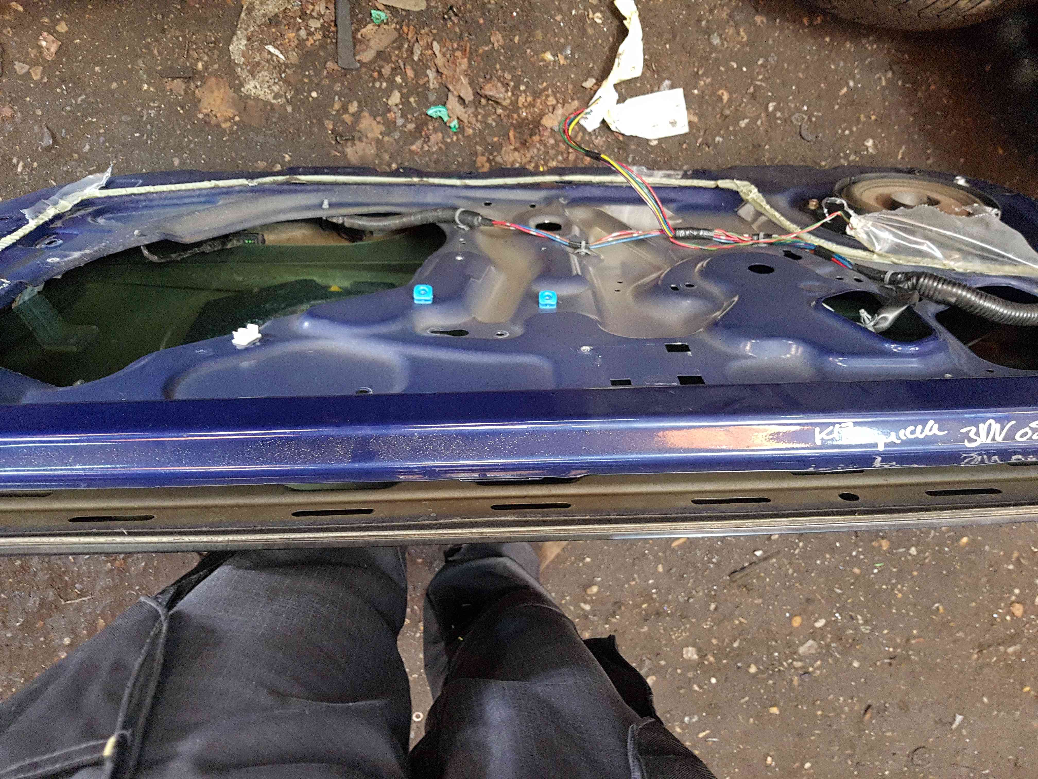 Thumb 5 Nissan Micra K12 2002-2010 Drivers OSF Front Door BW6 Blue 3Dr