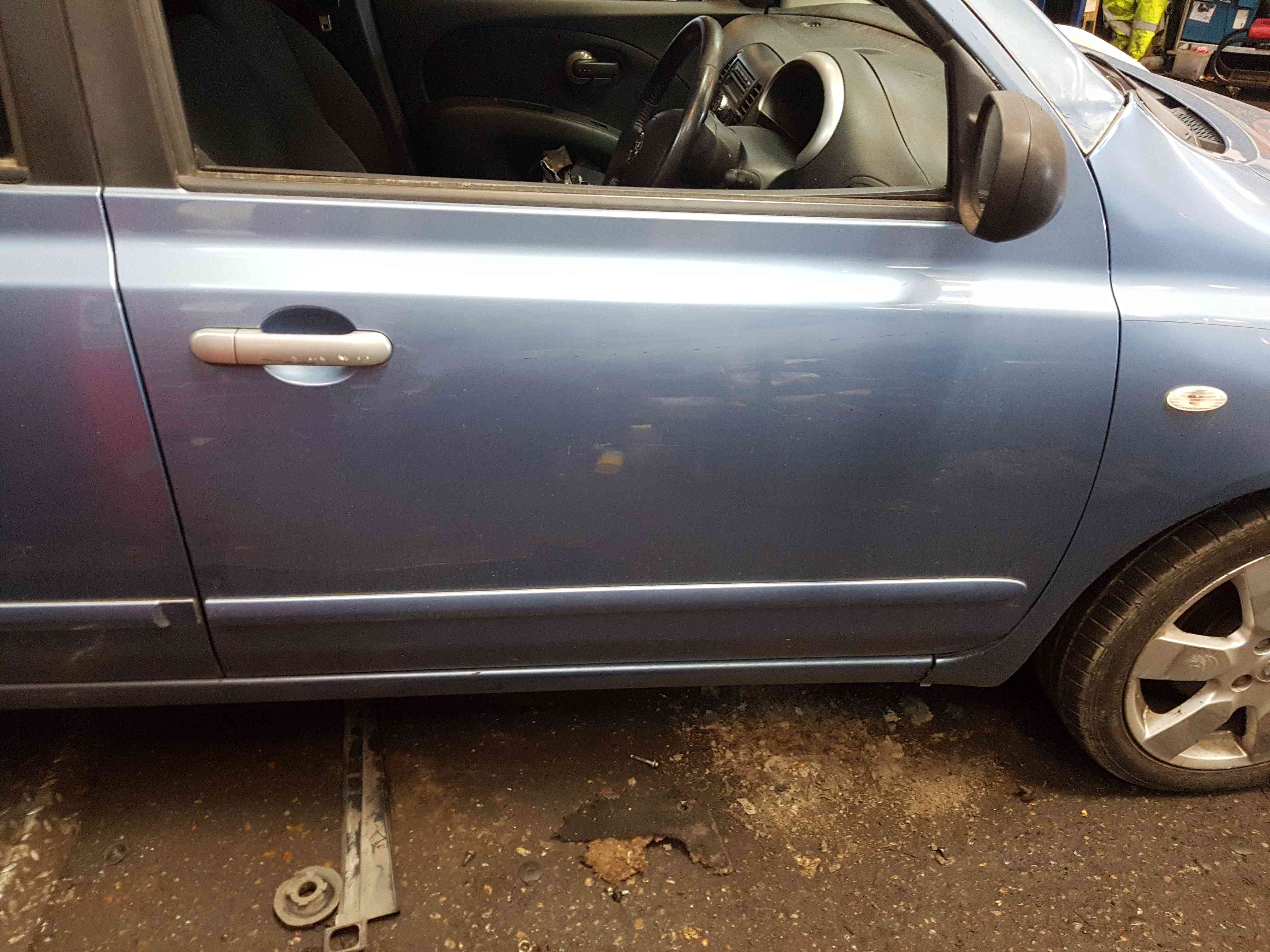 Thumb 3 Nissan Micra K12 2002-2010 Drivers OSF Front Door Blue B33 5dr