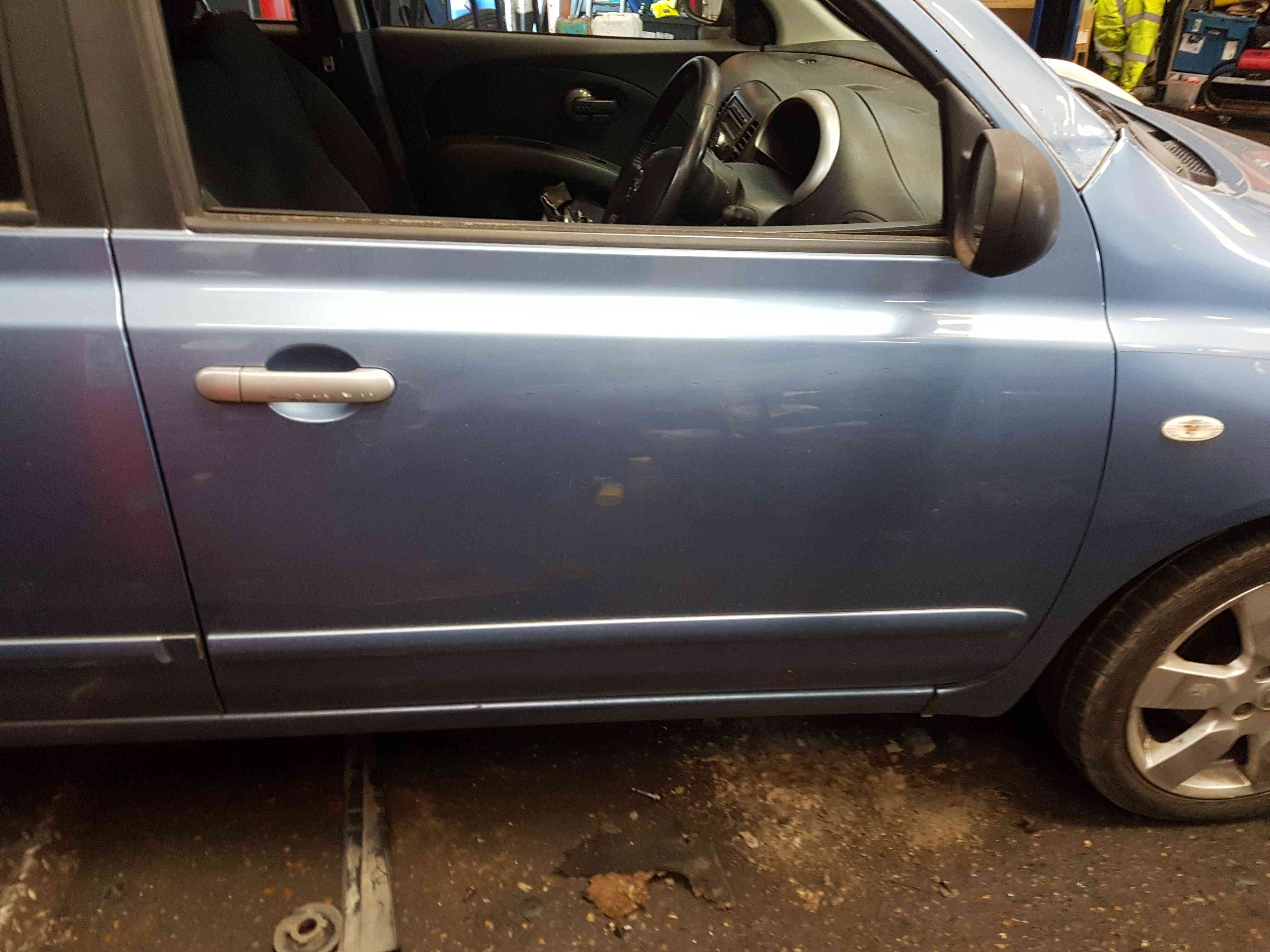 Thumb 4 Nissan Micra K12 2002-2010 Drivers OSF Front Door Blue B33 5dr