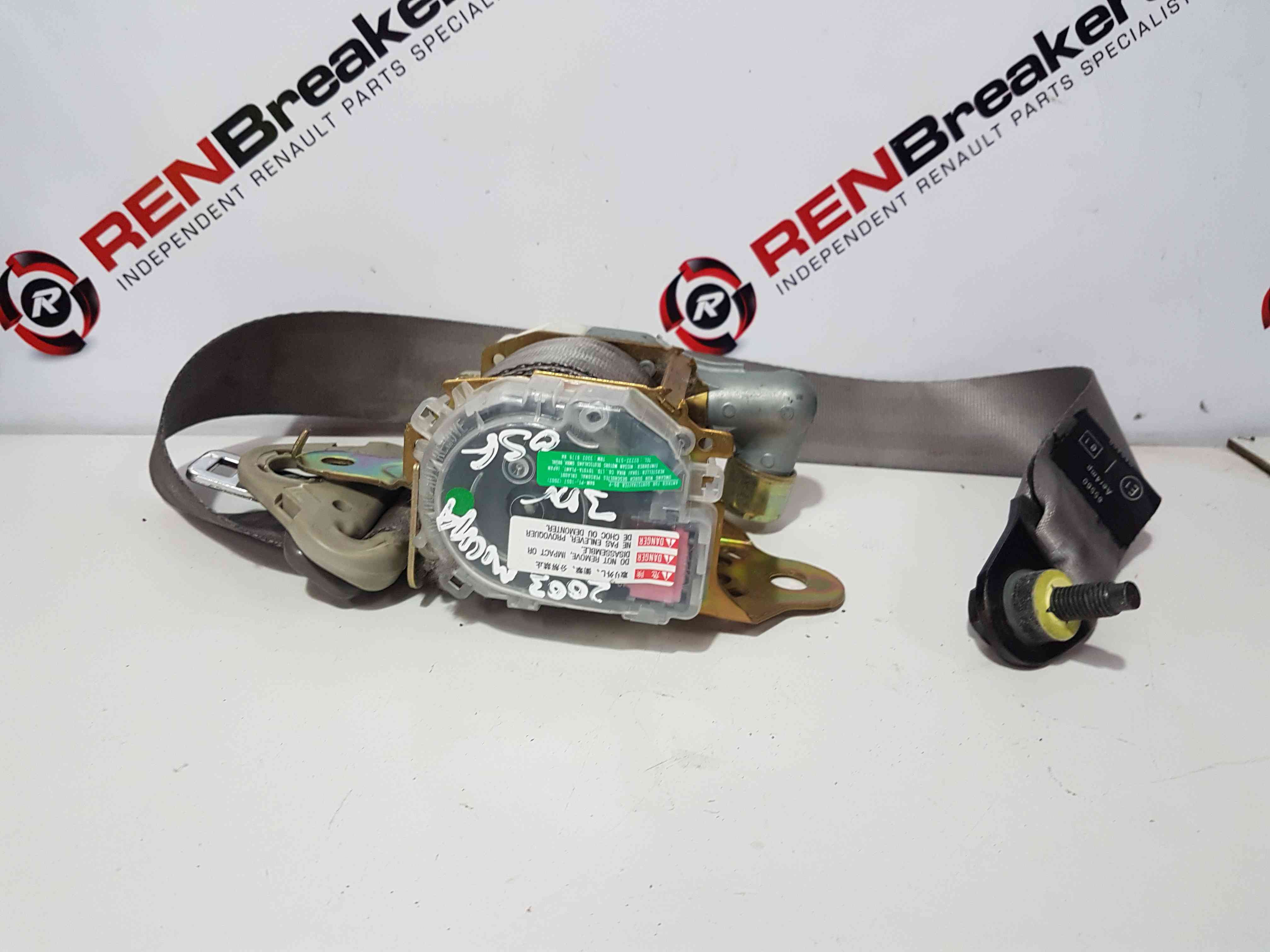 Thumb 9 Nissan Micra K12 2002-2010 Drivers OSF Front Seat Belt 3Dr