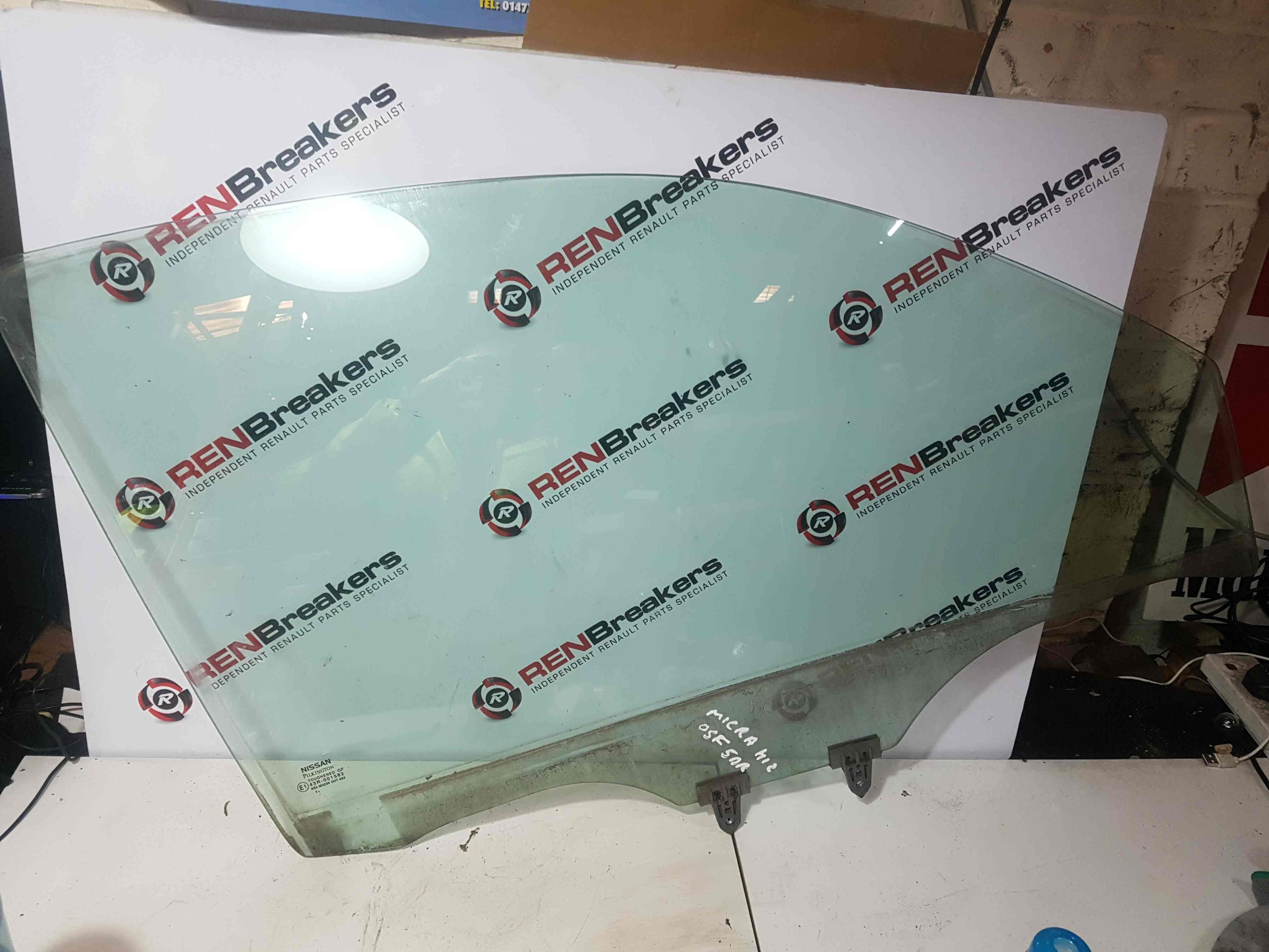 Thumb 2 Nissan Micra K12 2002-2010 Drivers OSF Front Window Glass 5Dr