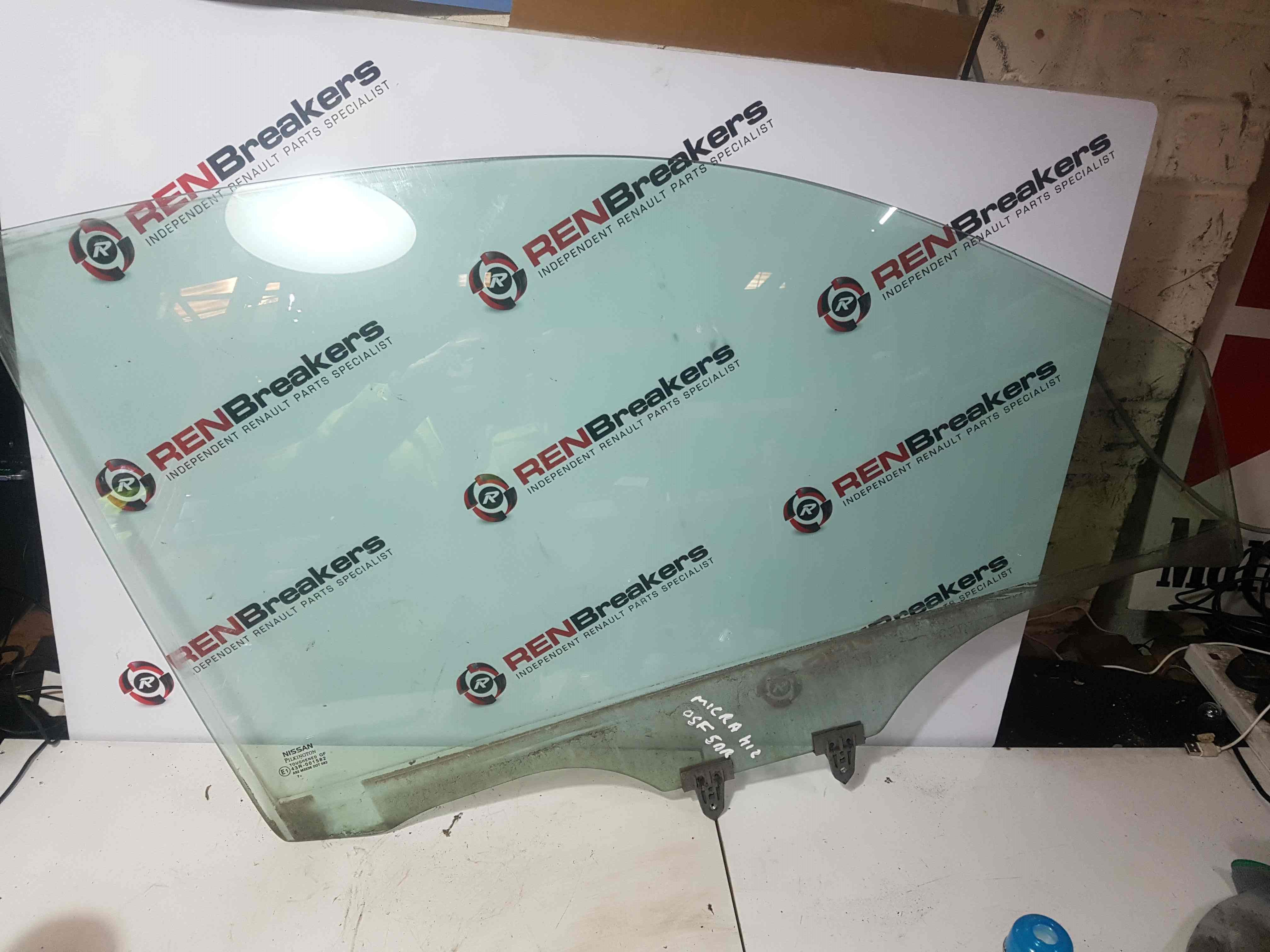 Thumb 3 Nissan Micra K12 2002-2010 Drivers OSF Front Window Glass 5Dr