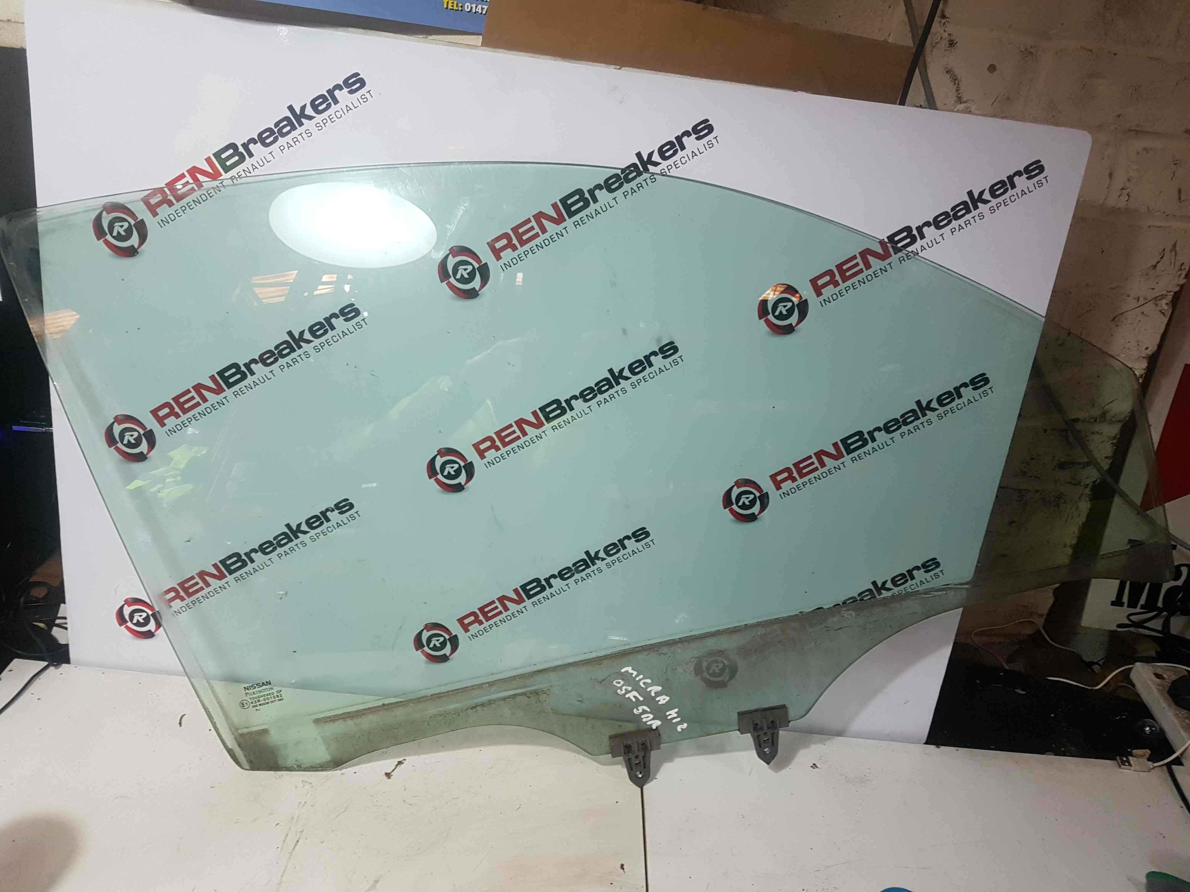 Thumb 7 Nissan Micra K12 2002-2010 Drivers OSF Front Window Glass 5Dr